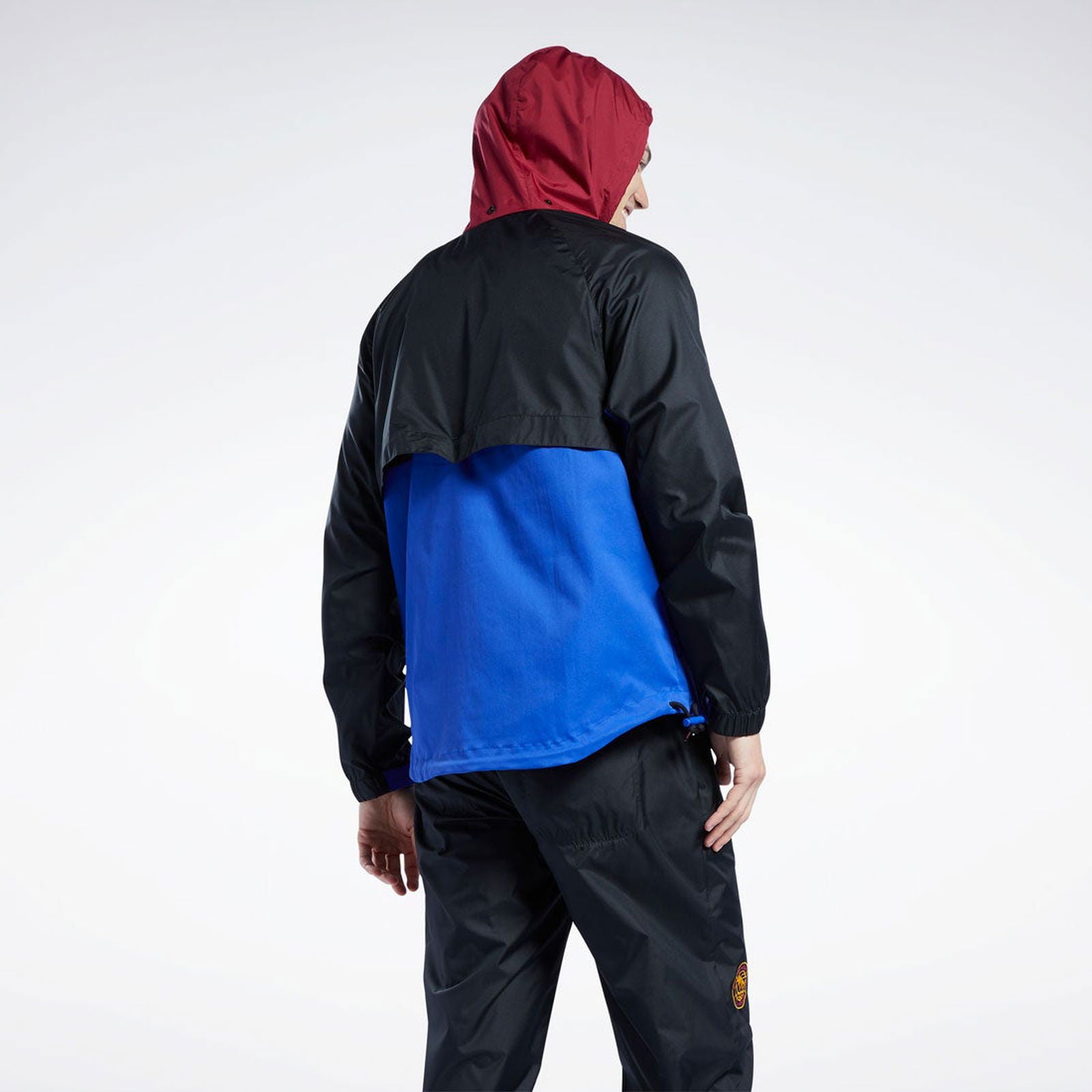 Reebok Classics Archive Parka Jacket - Black / Blue - ViaductClothing -  -  