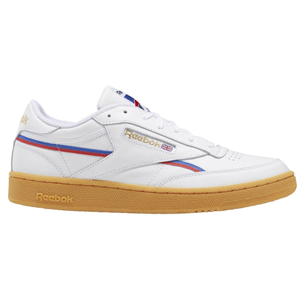 Reebok Club C 85 MU Shoes - White/Red/Blue - ViaductClothing -  -  