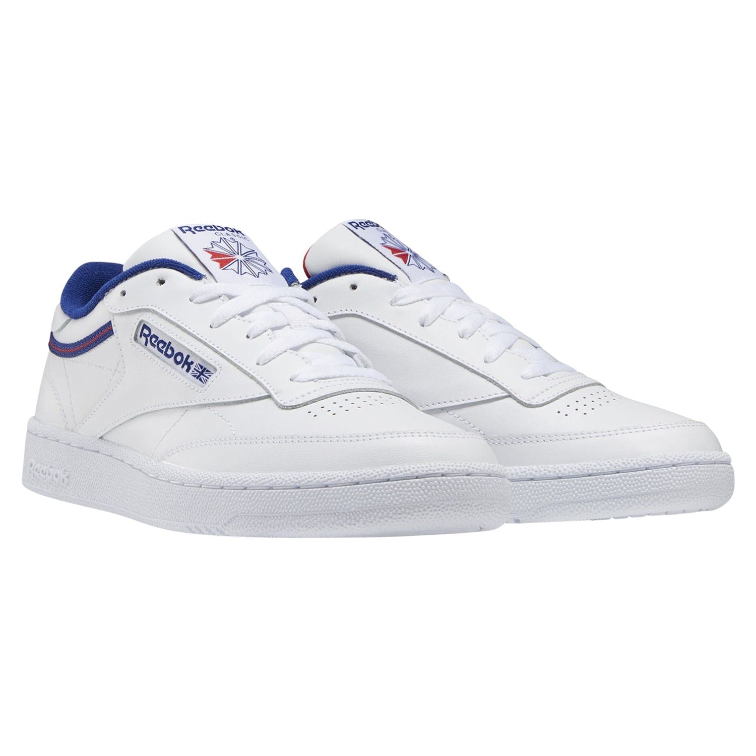 Reebok Unisex Club C 85 Trainers - White/Blue - ViaductClothing -  -  