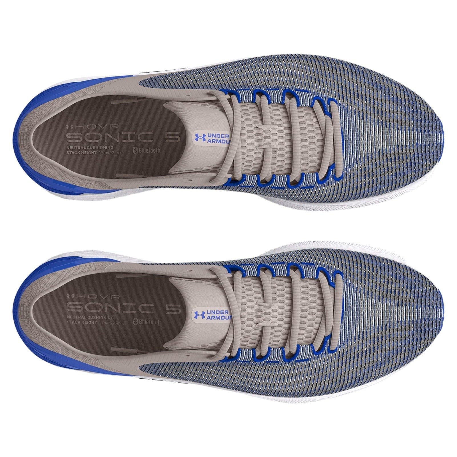 Under Armour Womens UA HOVR Sonic 5 Breeze Running Shoes - Grey/Blue - ViaductClothing -  -  