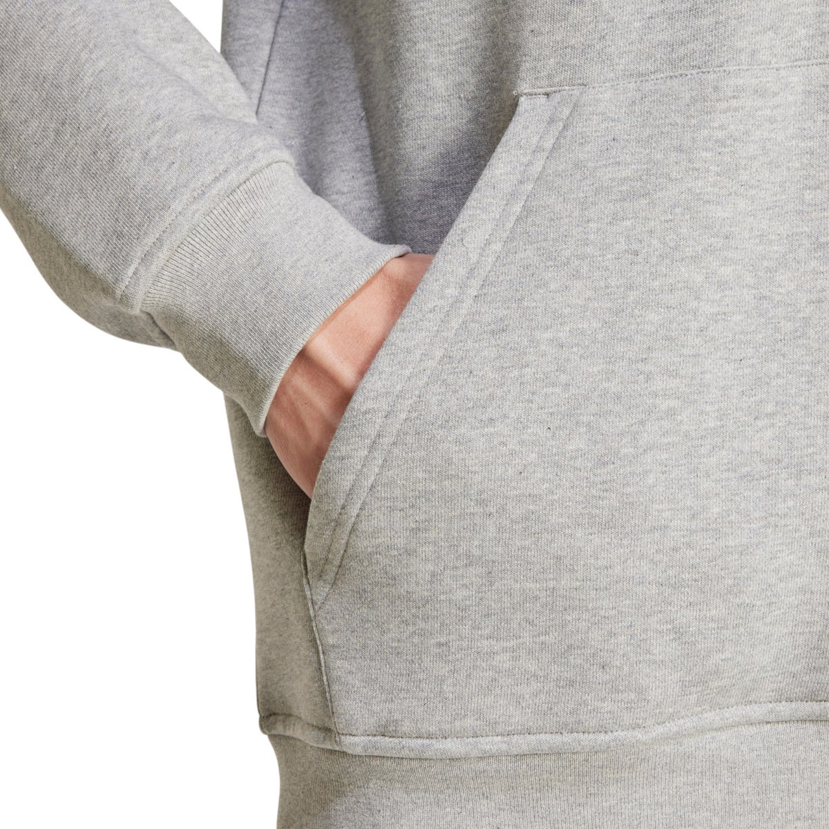 adidas Originals Trefoil Essentials Full-Zip Hoodie - Grey