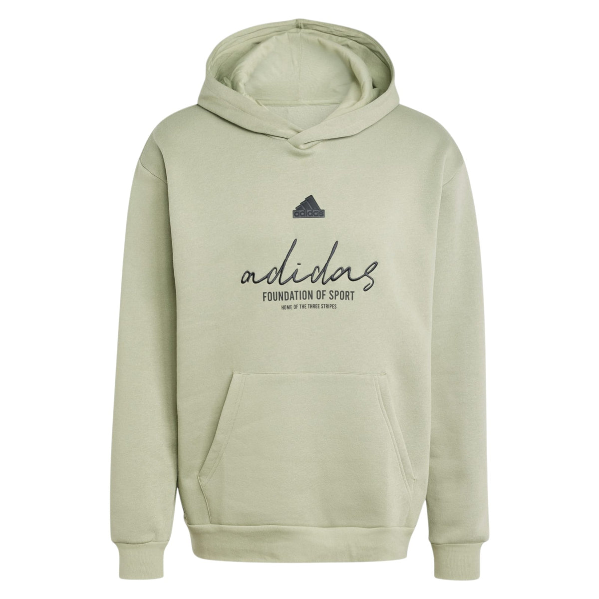 adidas Men's Brand Love Fleece Hoodie - Green