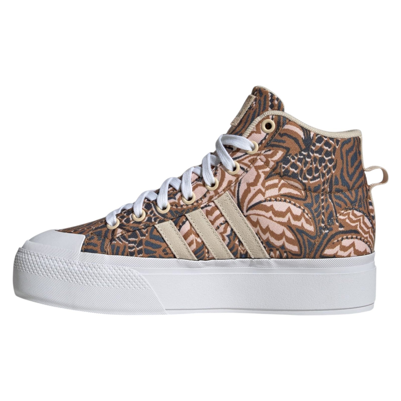 adidas Bravada 2.0 Mid Platform Trainers - Beige