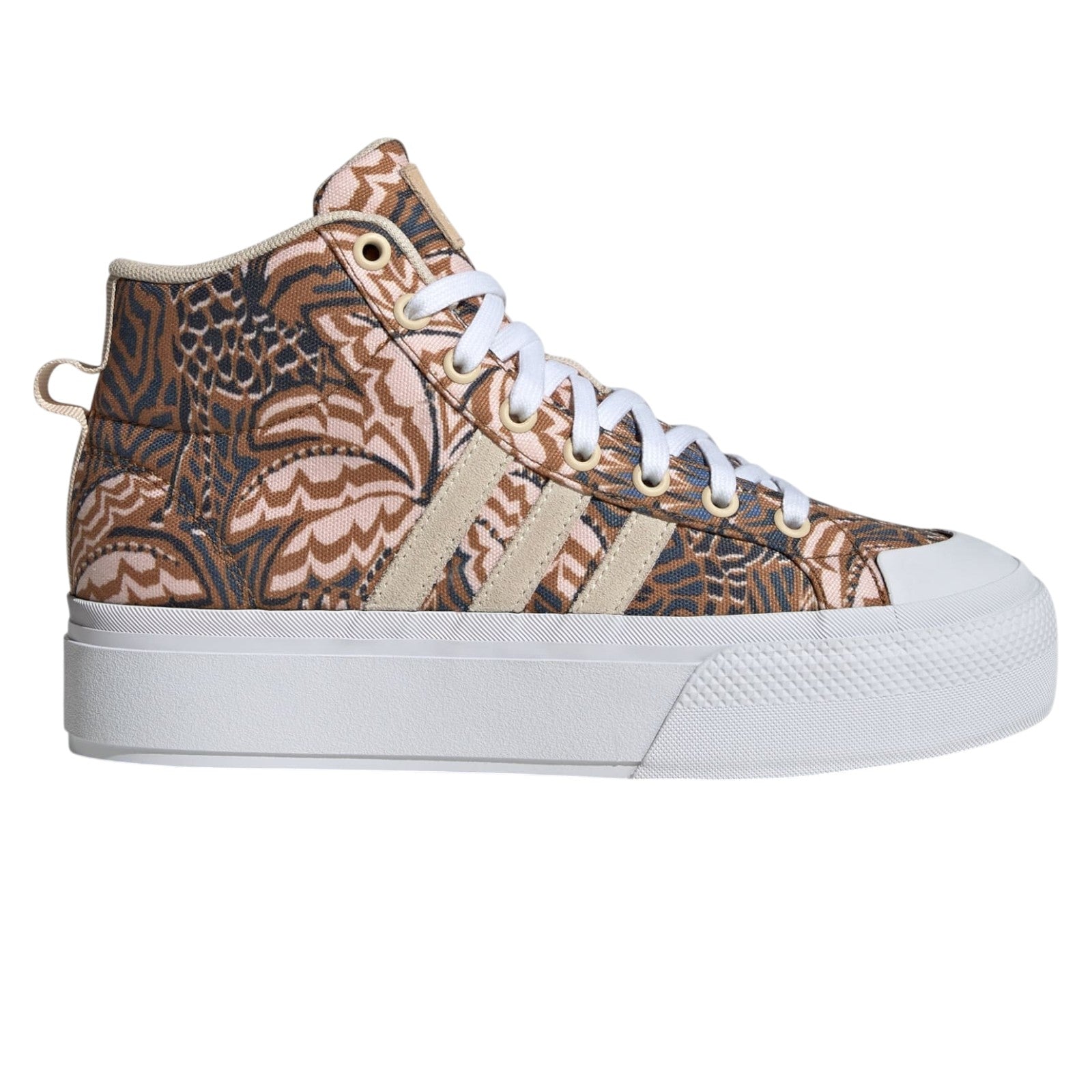 adidas Bravada 2.0 Mid Platform Trainers - Beige