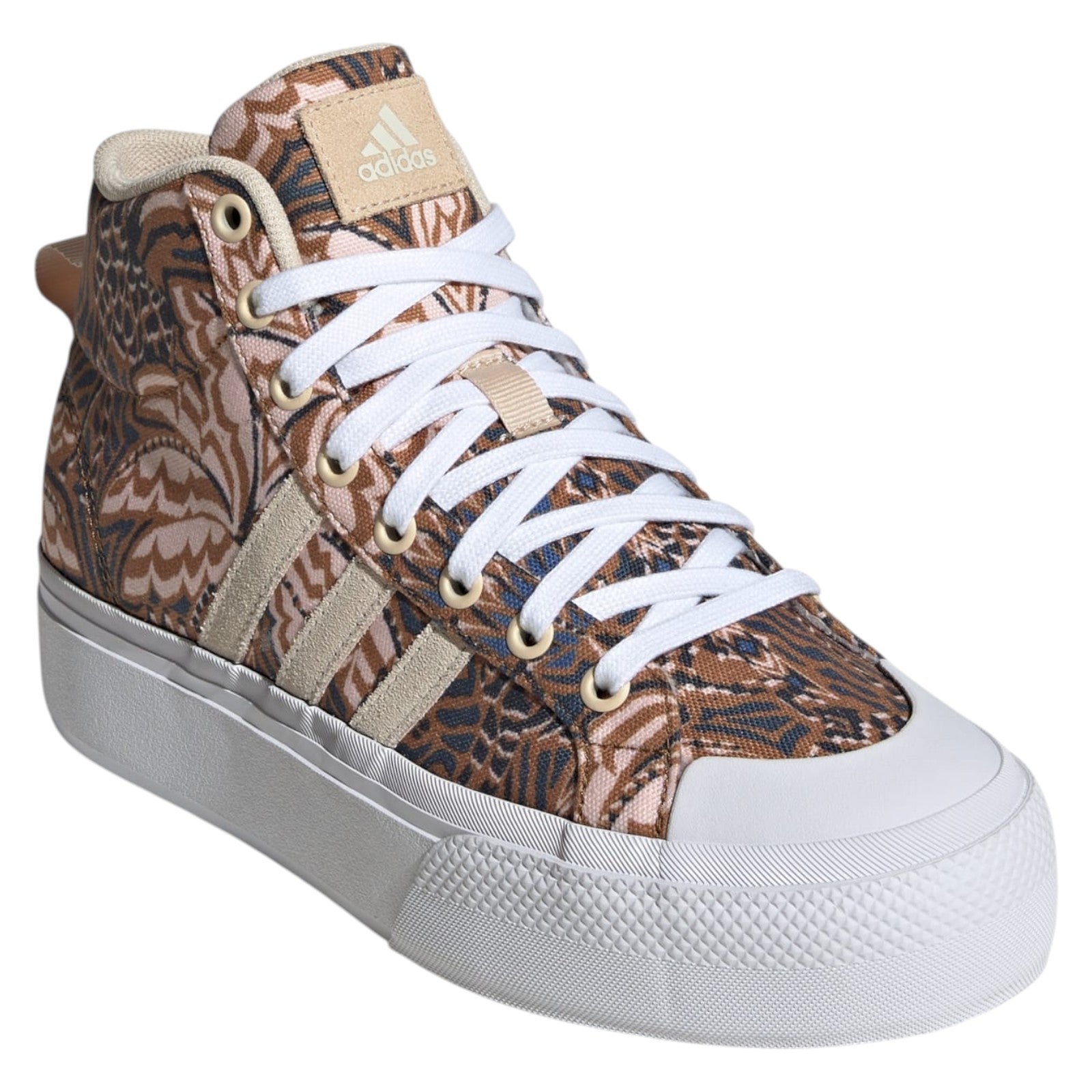 adidas Bravada 2.0 Mid Platform Trainers - Beige
