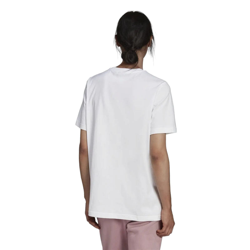 adidas Originals Adicolor Classics Trefoil Tee - White / Burgundy - ViaductClothing -  -  