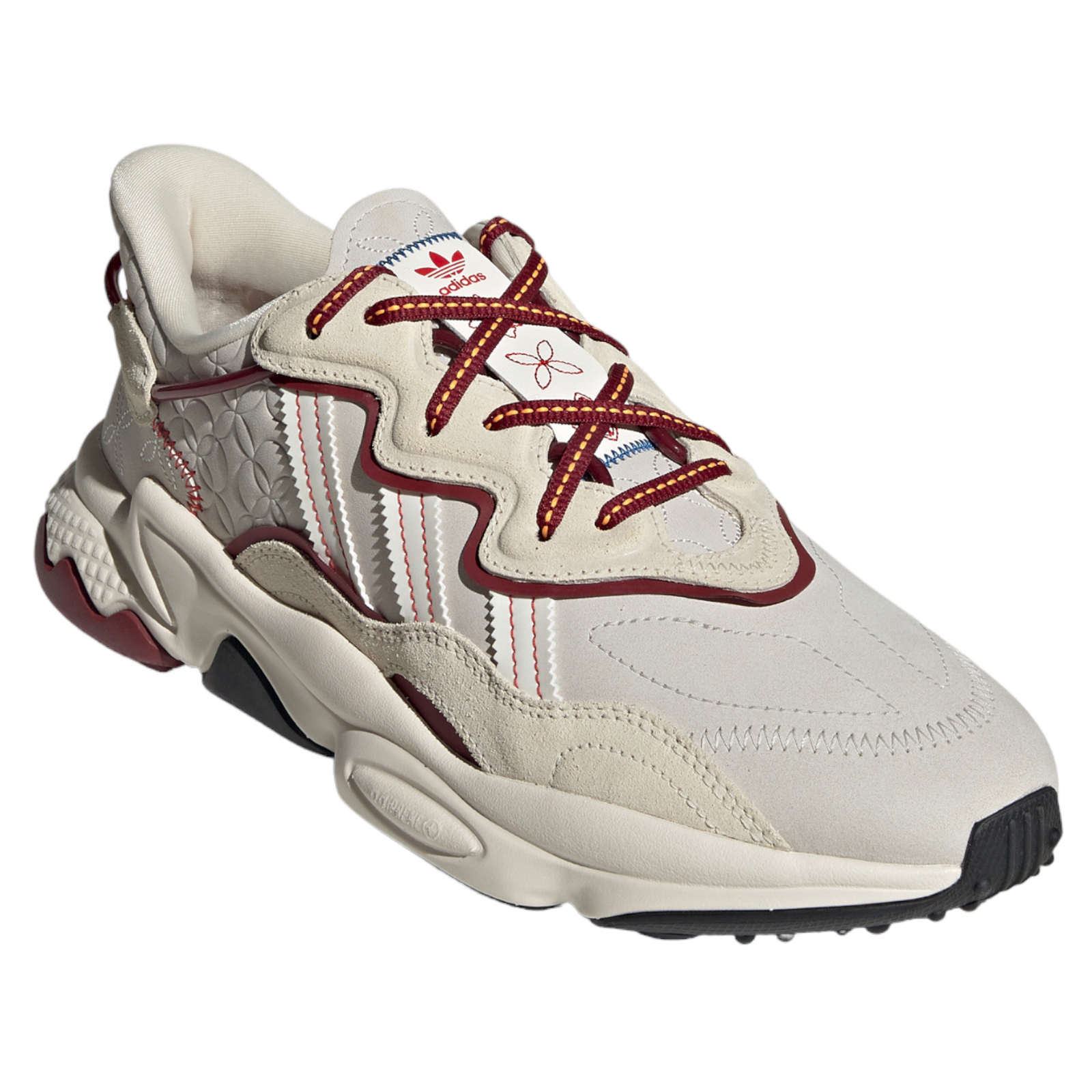 adidas Originals Ozweego Year of the Tiger Shoes - Chalk White / Burgundy - ViaductClothing -  -  