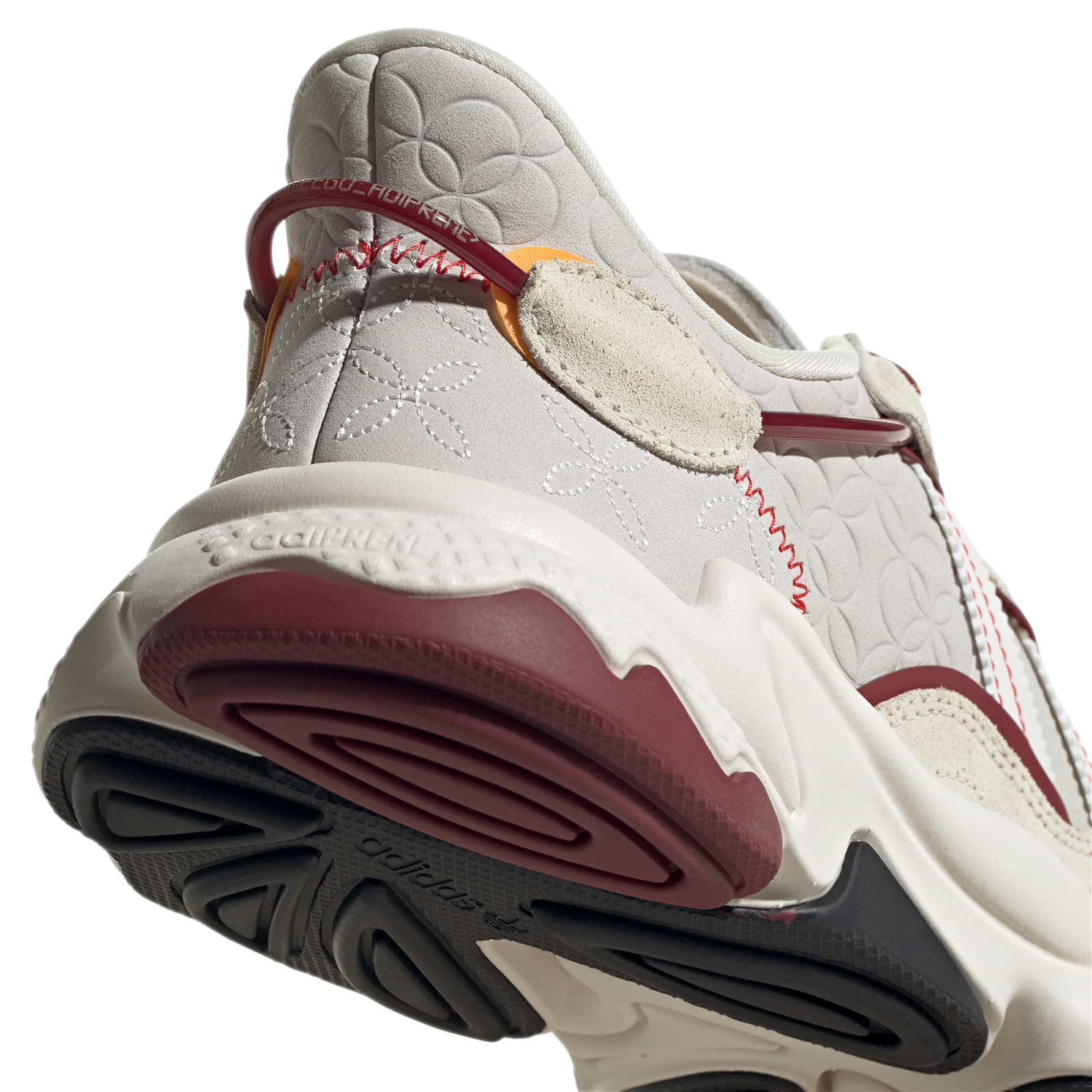 adidas Originals Ozweego Year of the Tiger Shoes - Chalk White / Burgundy - ViaductClothing -  -  