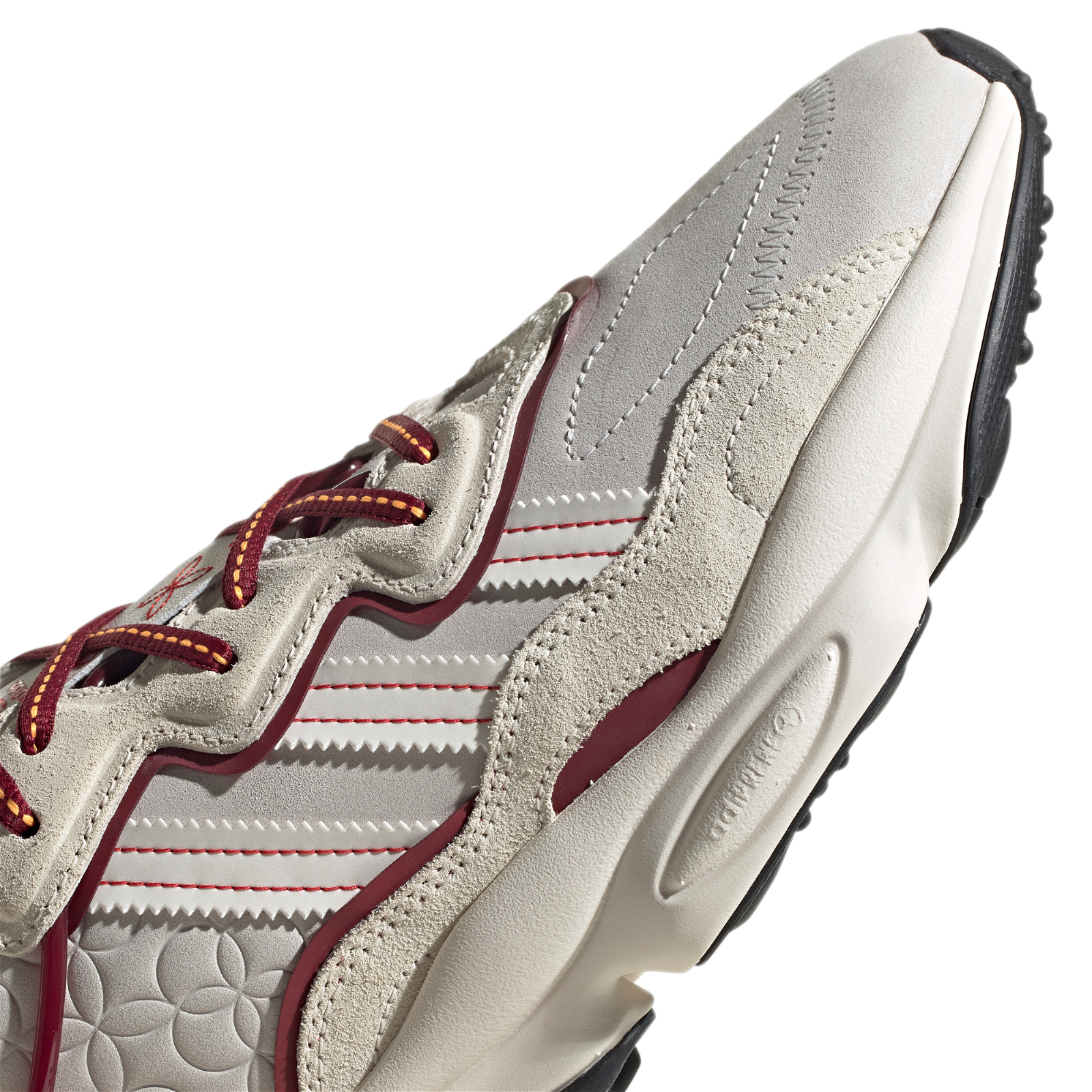 adidas Originals Ozweego Year of the Tiger Shoes - Chalk White / Burgundy - ViaductClothing -  -  