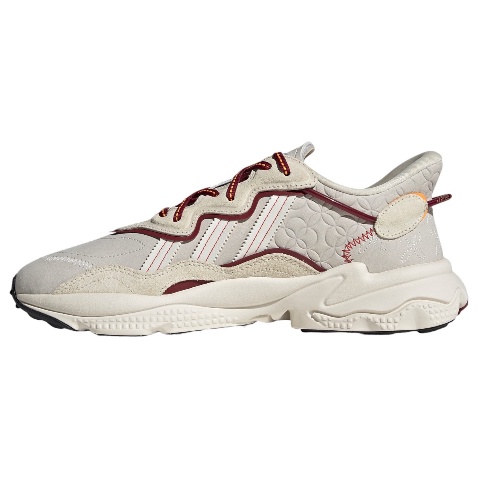 adidas Originals Ozweego Year of the Tiger Shoes - Chalk White / Burgundy - ViaductClothing -  -  