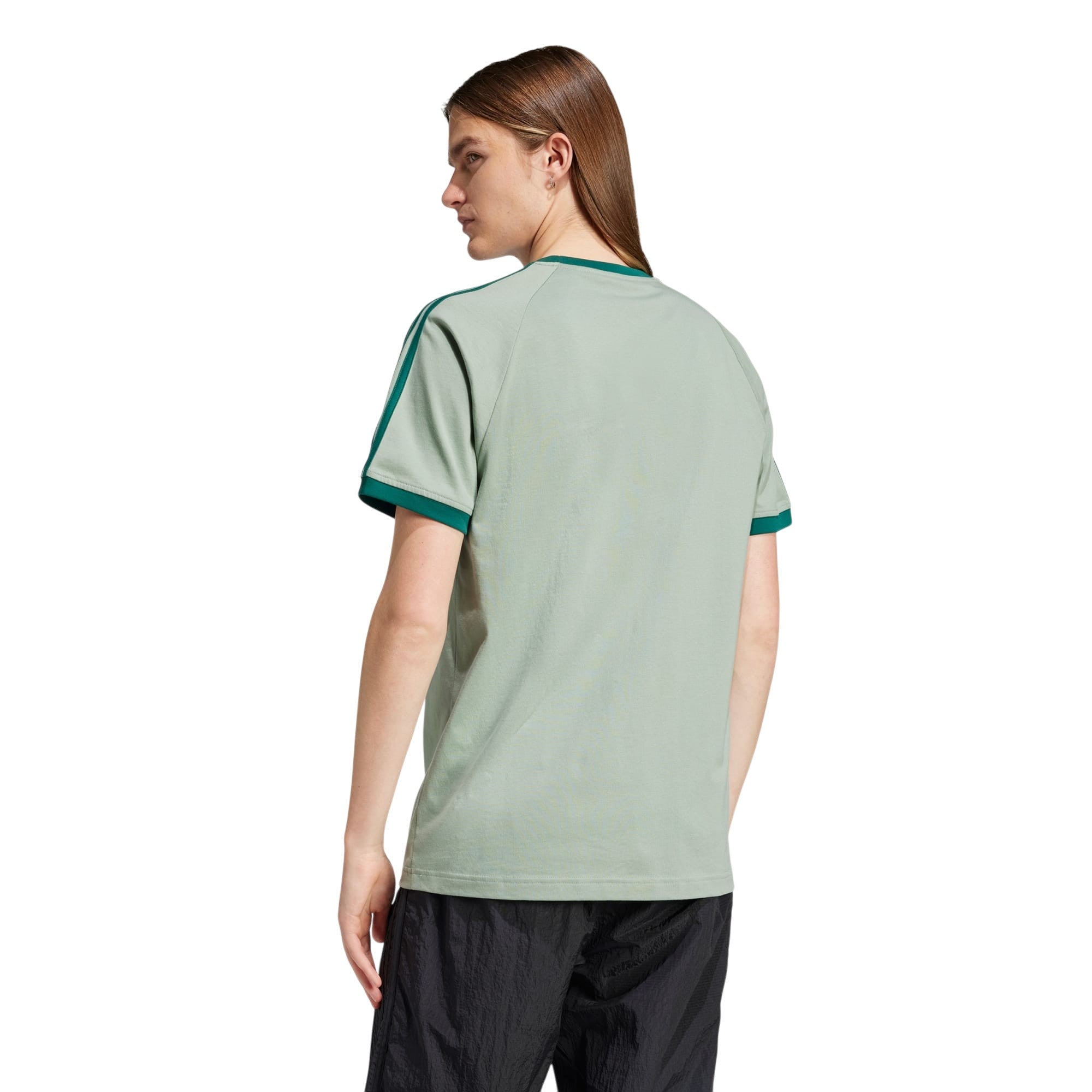 adidas Originals Adicolor Cali Crew Neck Tee - Silver Green