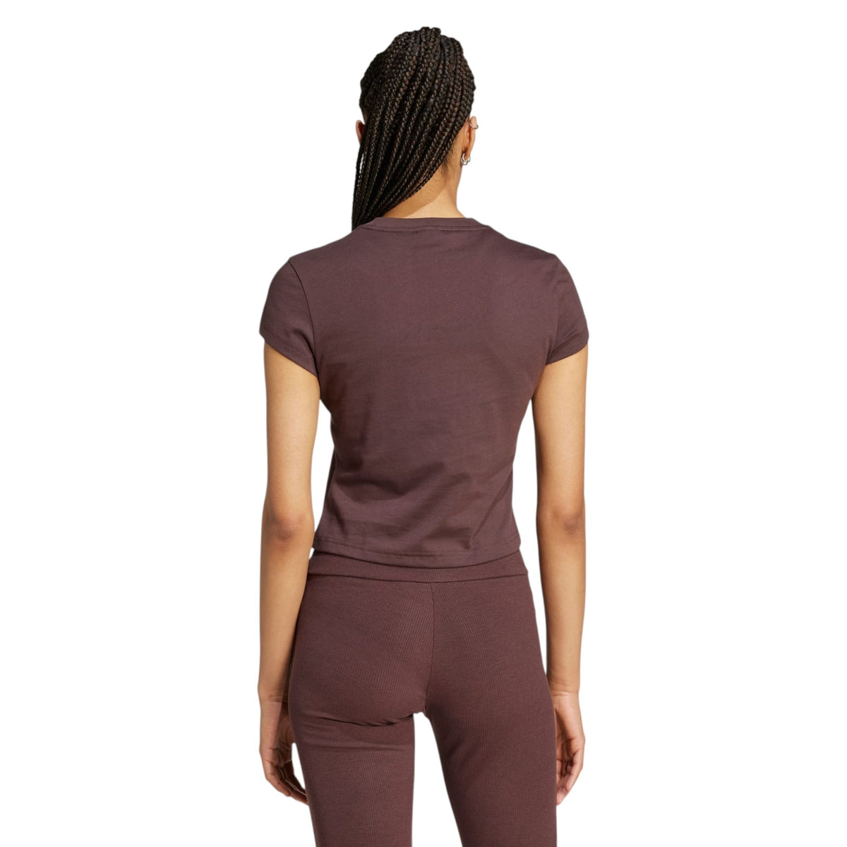 adidas Originals Women's Essentials Slim Tee - Brown