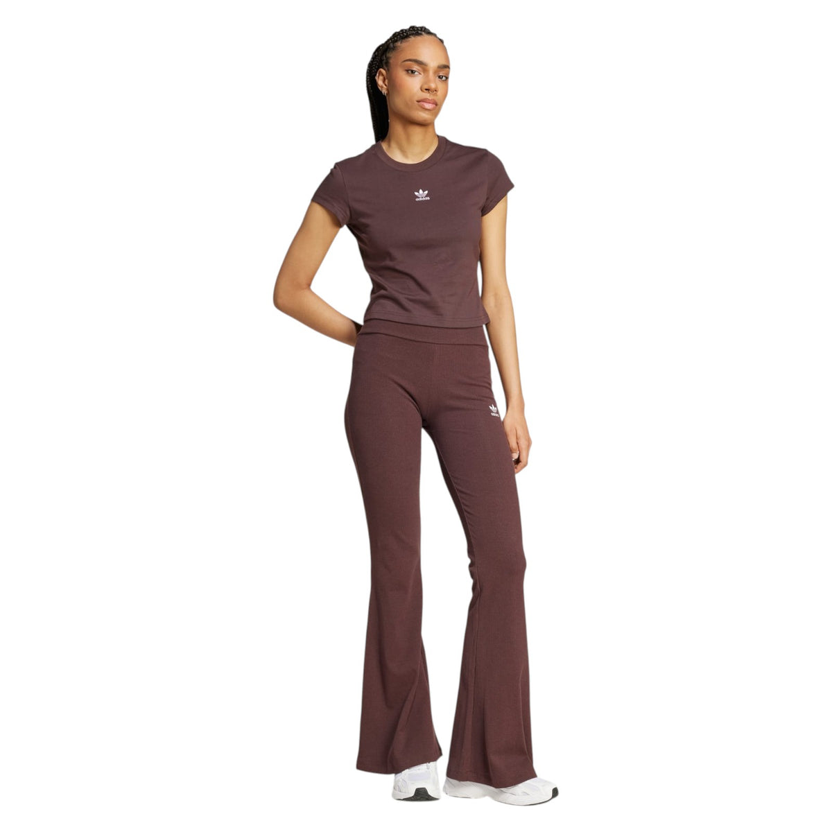 adidas Originals Women's Essentials Slim Tee - Brown