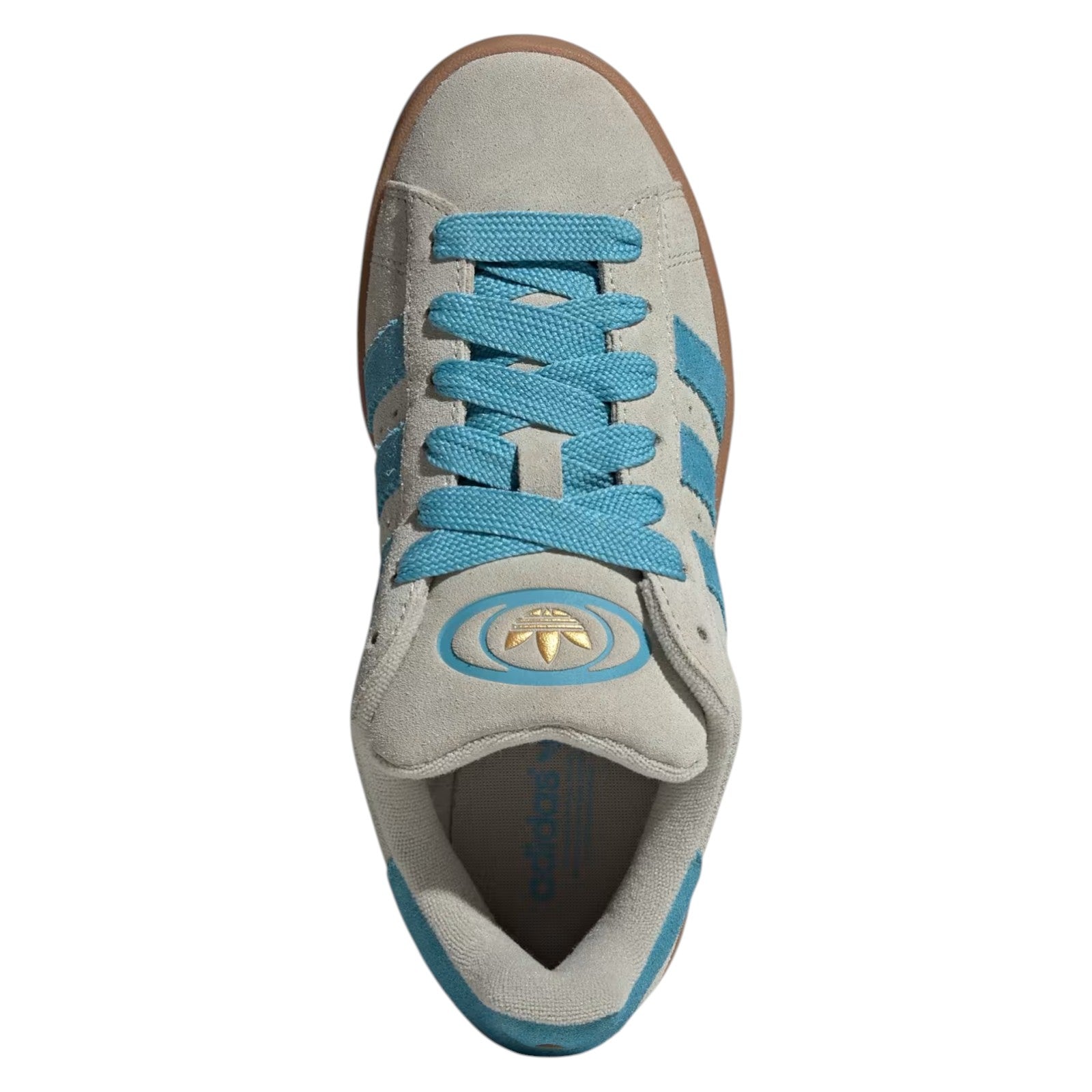 adidas Originals Women's Campus 00s Trainers - Putty Grey / Preloved Blue / Gold Metallic