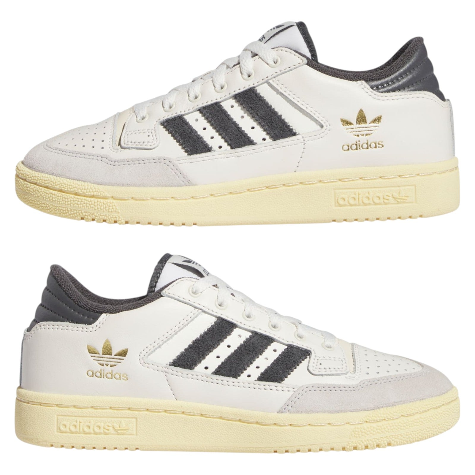 adidas Originals Women's Centennial 85 Low Trainers - Off White / Grey Six / Easy Yellow