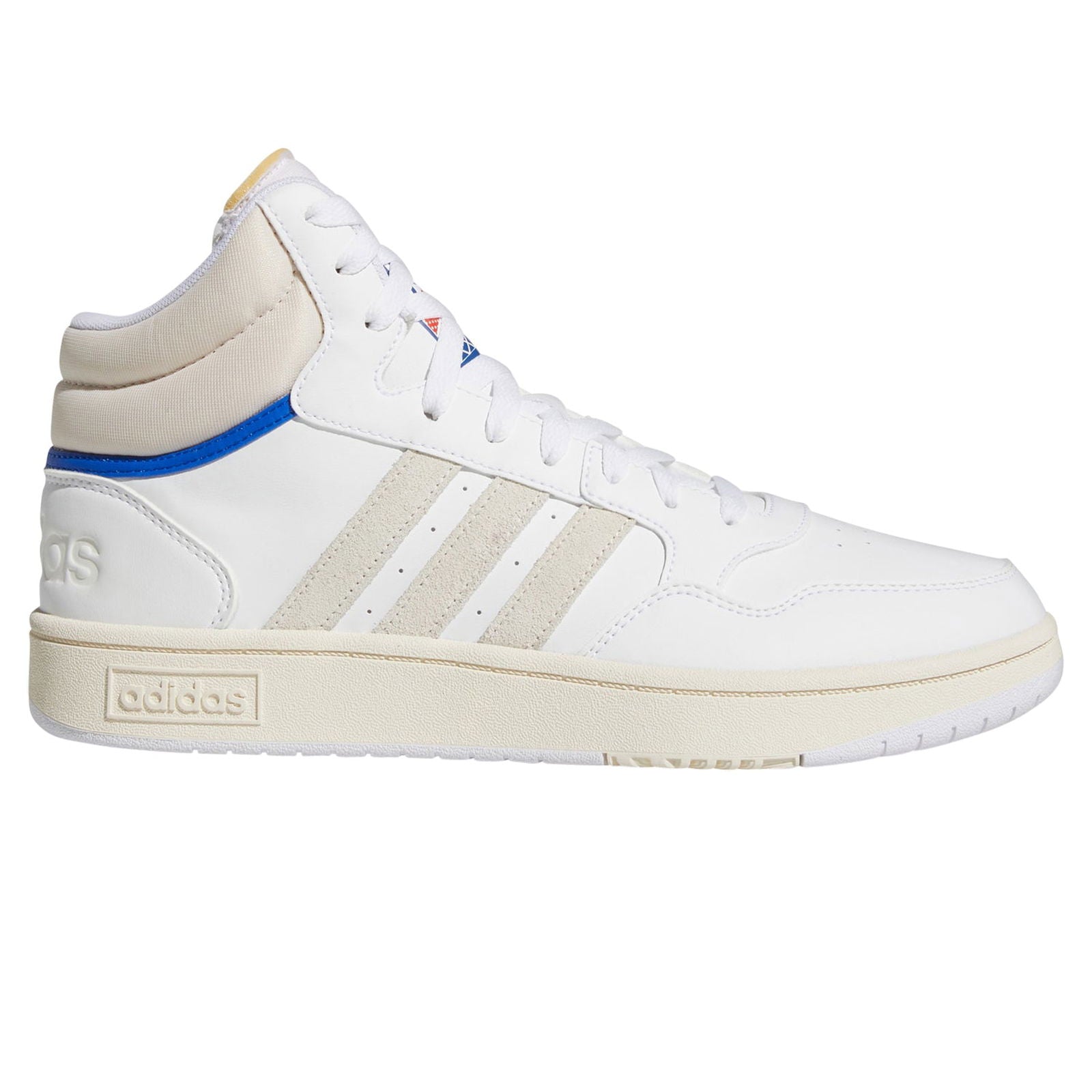 adidas Hoops 3.0 Mid Classic Vintage Shoes - Cloud White / Chalk - ViaductClothing -  -  