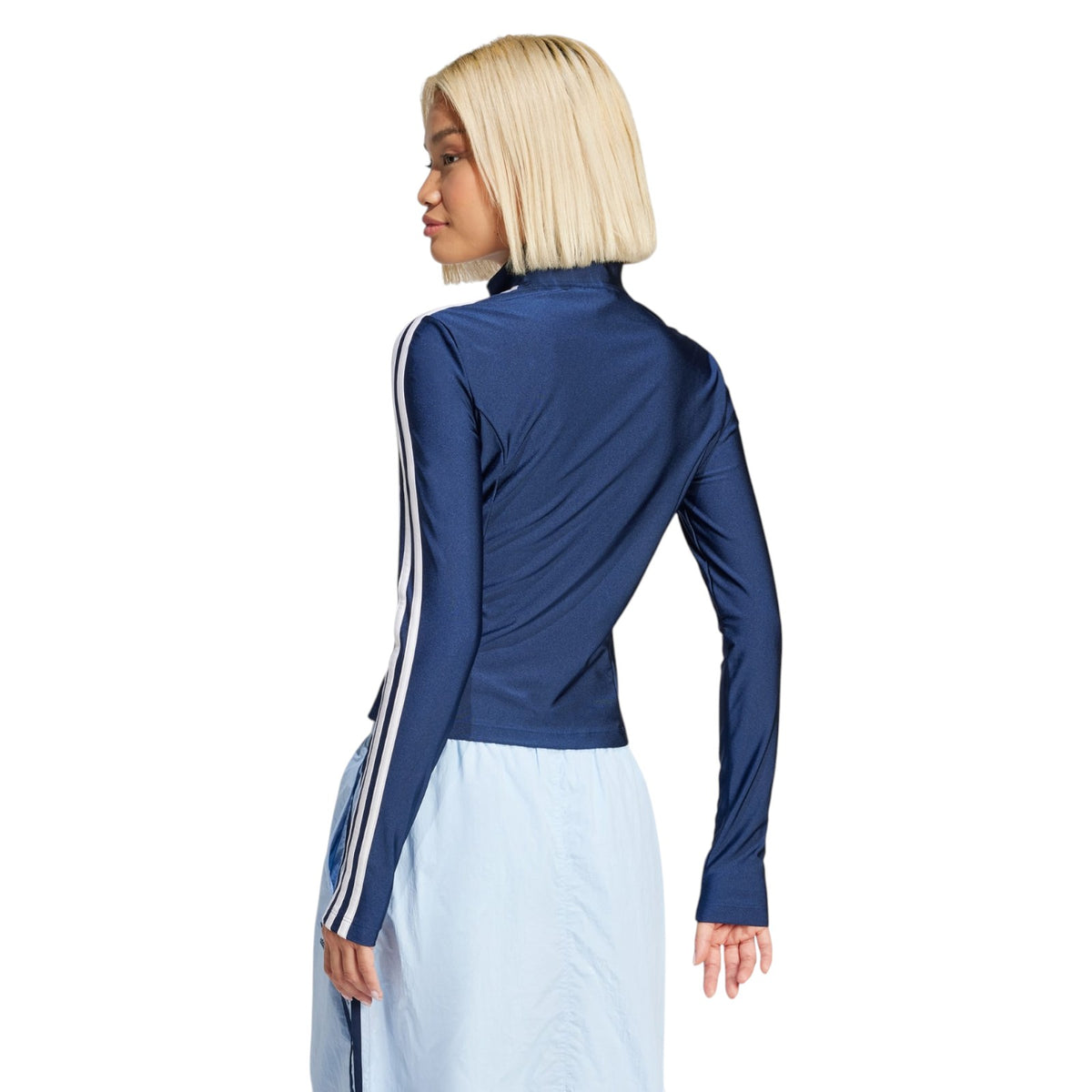 adidas Originals Women's Adicolor 3-Stripes Slim Track Top - Navy