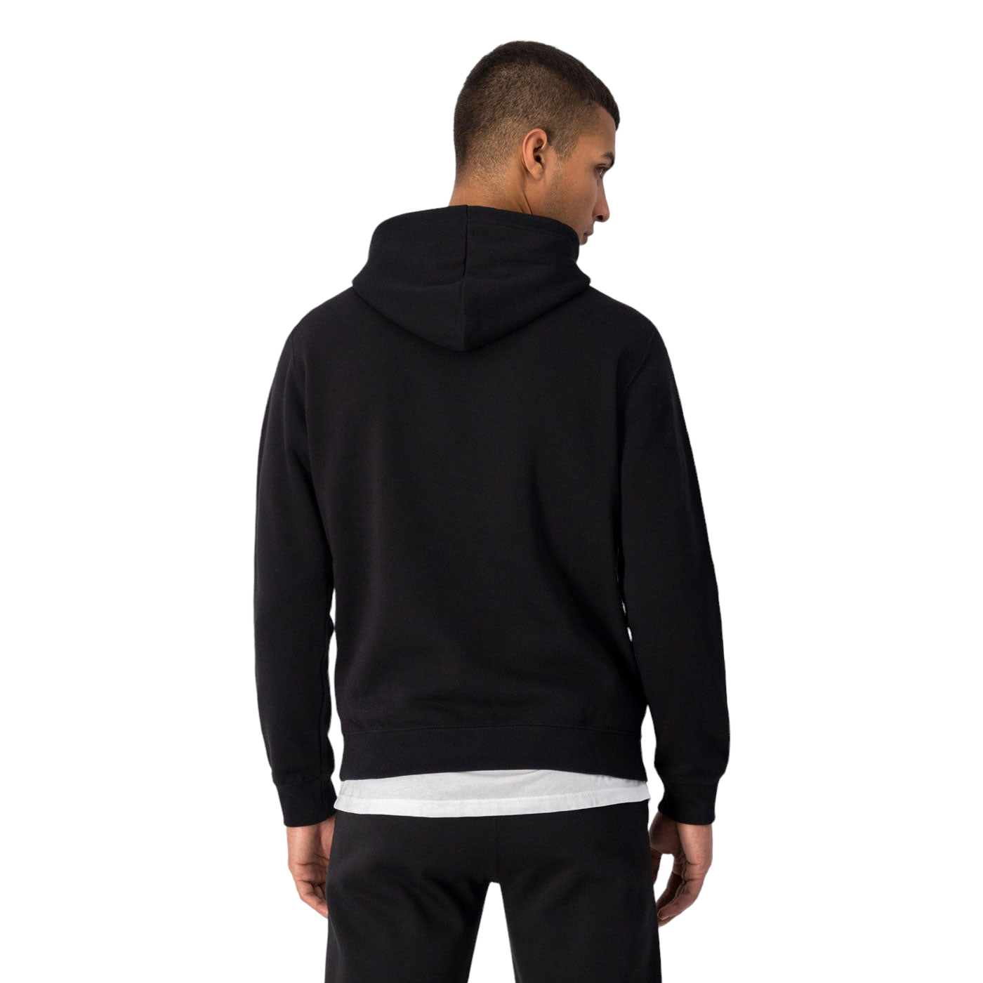 Champion Legacy Hooded Sweatshirt Hoodie - Black White - ViaductClothing -  -  