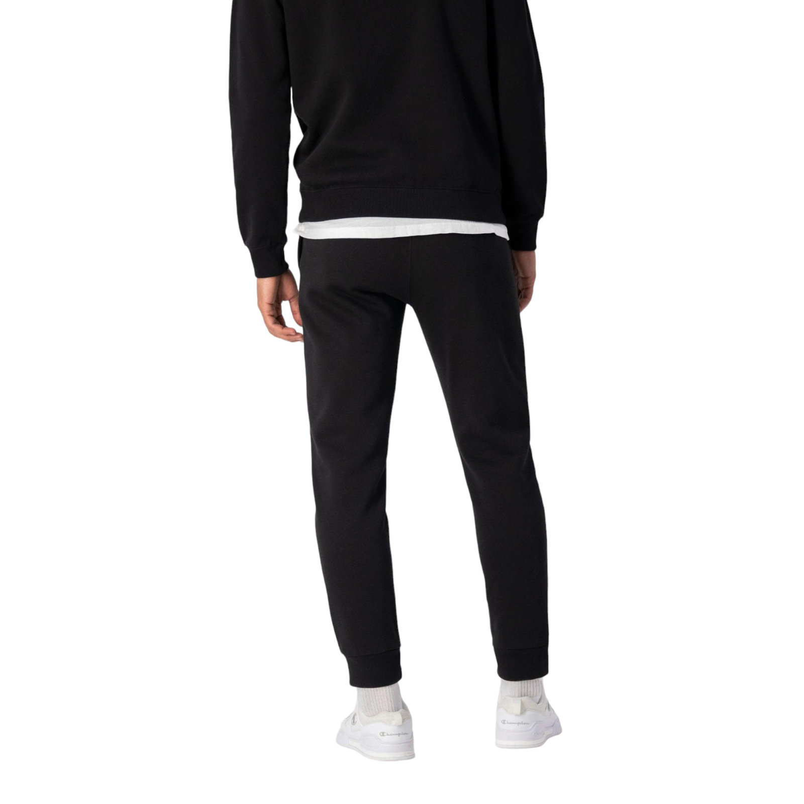 Champion Logo Fleece Joggers Sweat Pants - Black - ViaductClothing -  -  