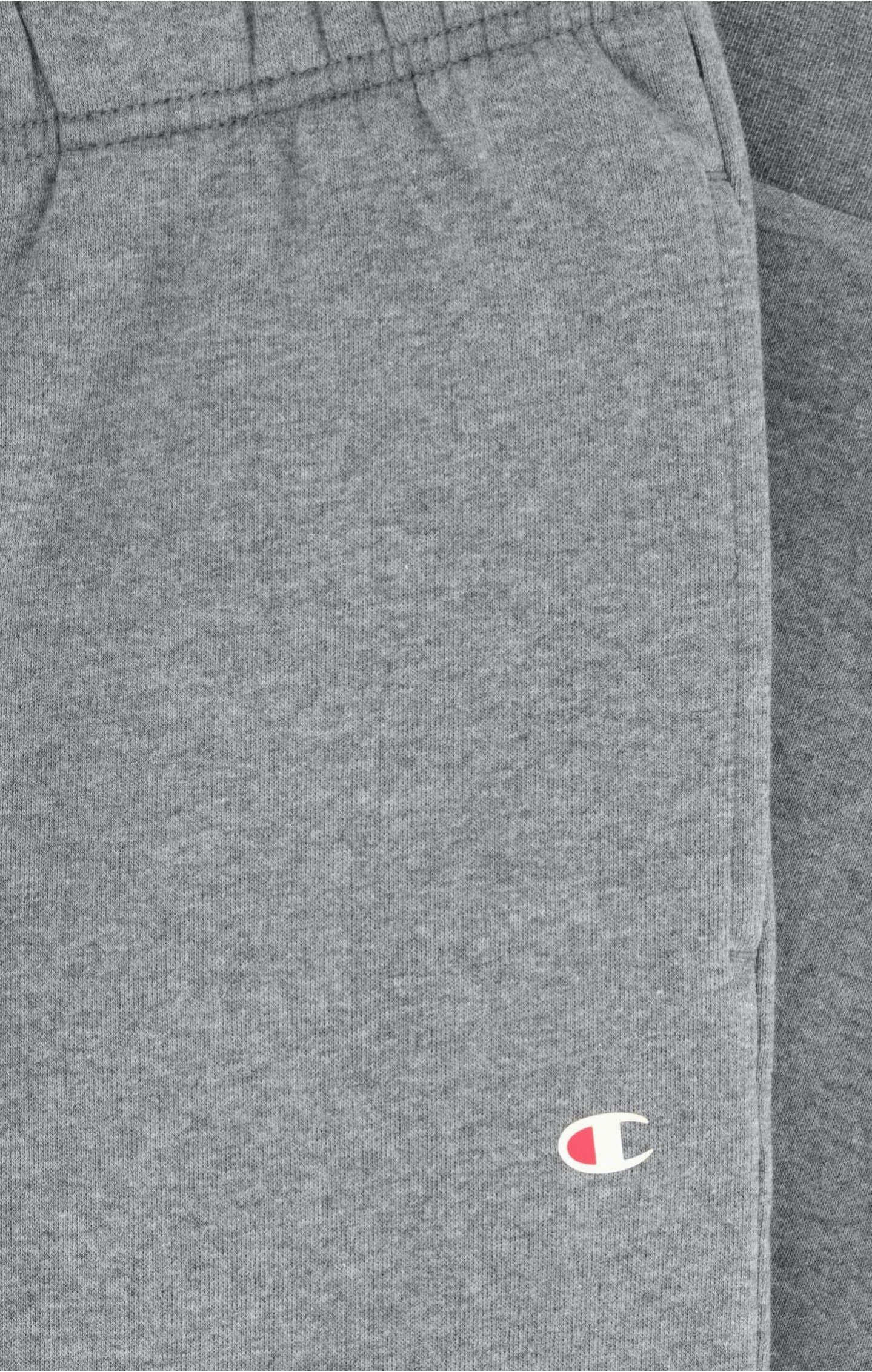 Champion Logo Print Cotton Terry Cuffed Joggers - Dark Grey - ViaductClothing -  -  