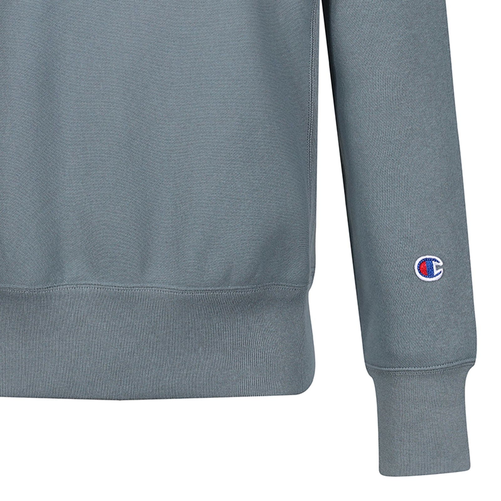 Champion Reverse Weave Classic Crew Sweatshirt - Blue - ViaductClothing -  -  