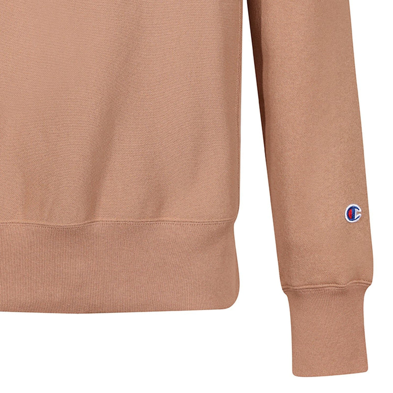 Champion Reverse Weave Classic Crew Sweatshirt - Brown - ViaductClothing -  -  