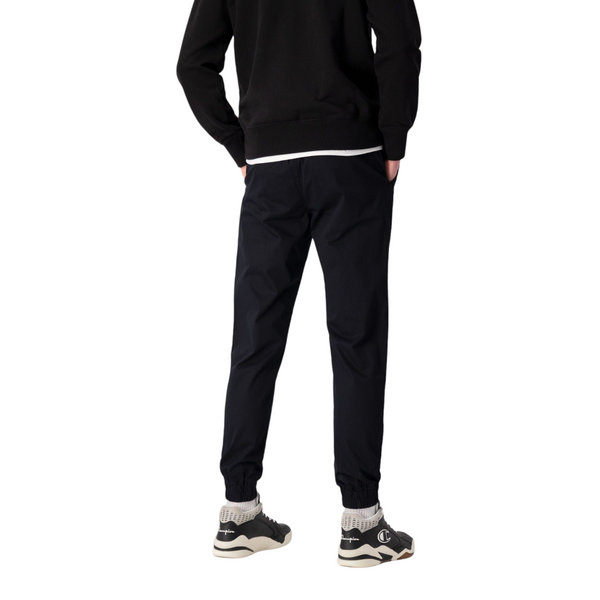 Champion Stretch Cotton Twill Cuffed Trousers - Black - ViaductClothing -  -  
