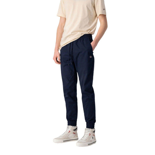 Champion Stretch Cotton Twill Cuffed Trousers - Navy - ViaductClothing -  -  