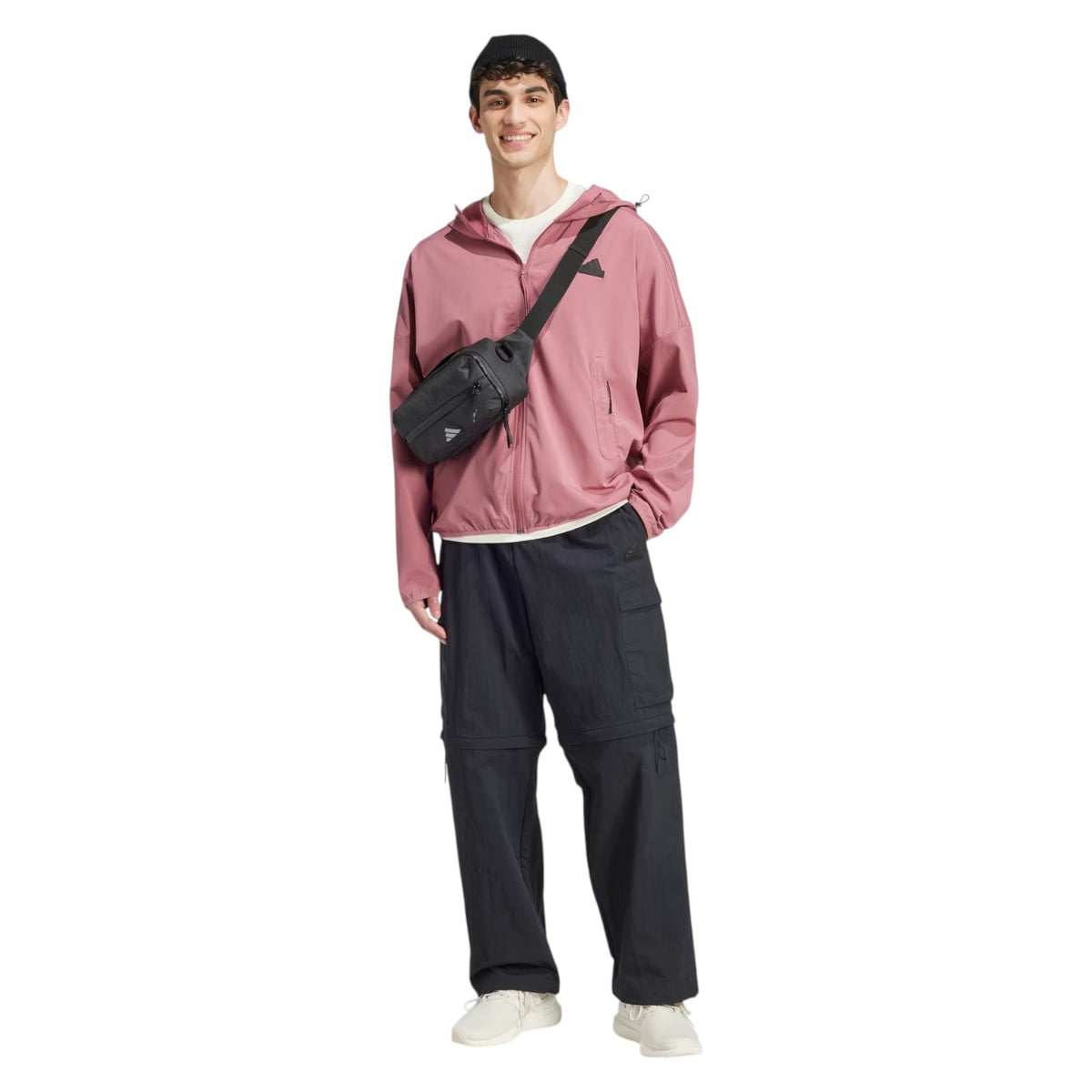 adidas Men's City Escape Premium Zip-Off Cargo Pants - Black
