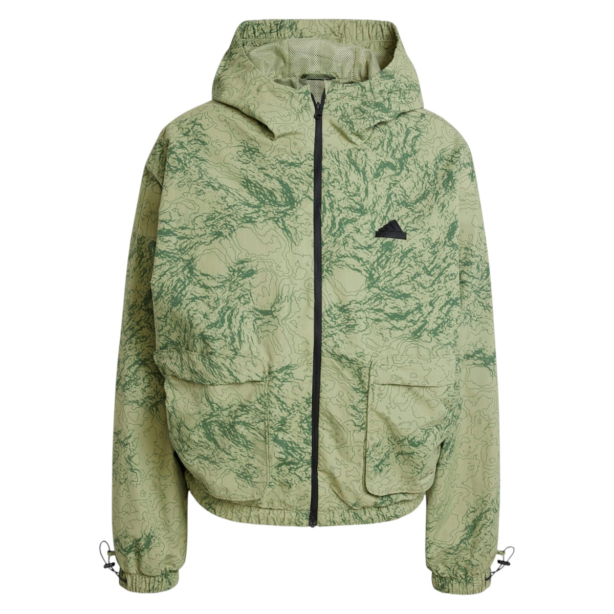 adidas Women's City Escape Woven Windbreaker - Green