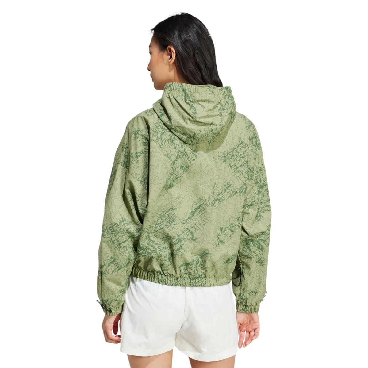 adidas Women's City Escape Woven Windbreaker - Green