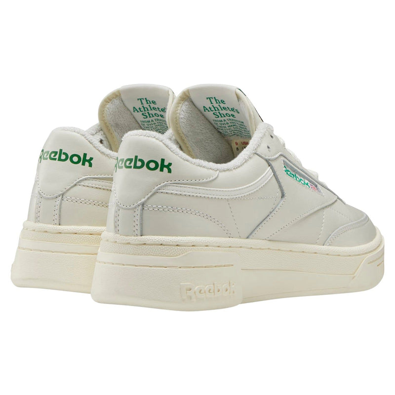 Reebok Women's Club C Stacked Shoes - Chalk/Classic White - ViaductClothing -  -  