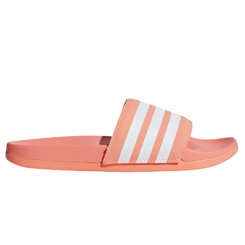 adidas Adilette Comfort Slides Chalk Coral Cloud White B43528 ViaductClothing