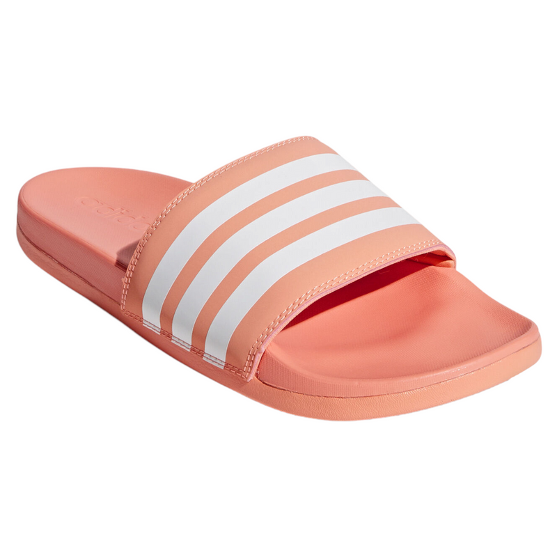 adidas Adilette Comfort Slides Chalk Coral Cloud White B43528 ViaductClothing