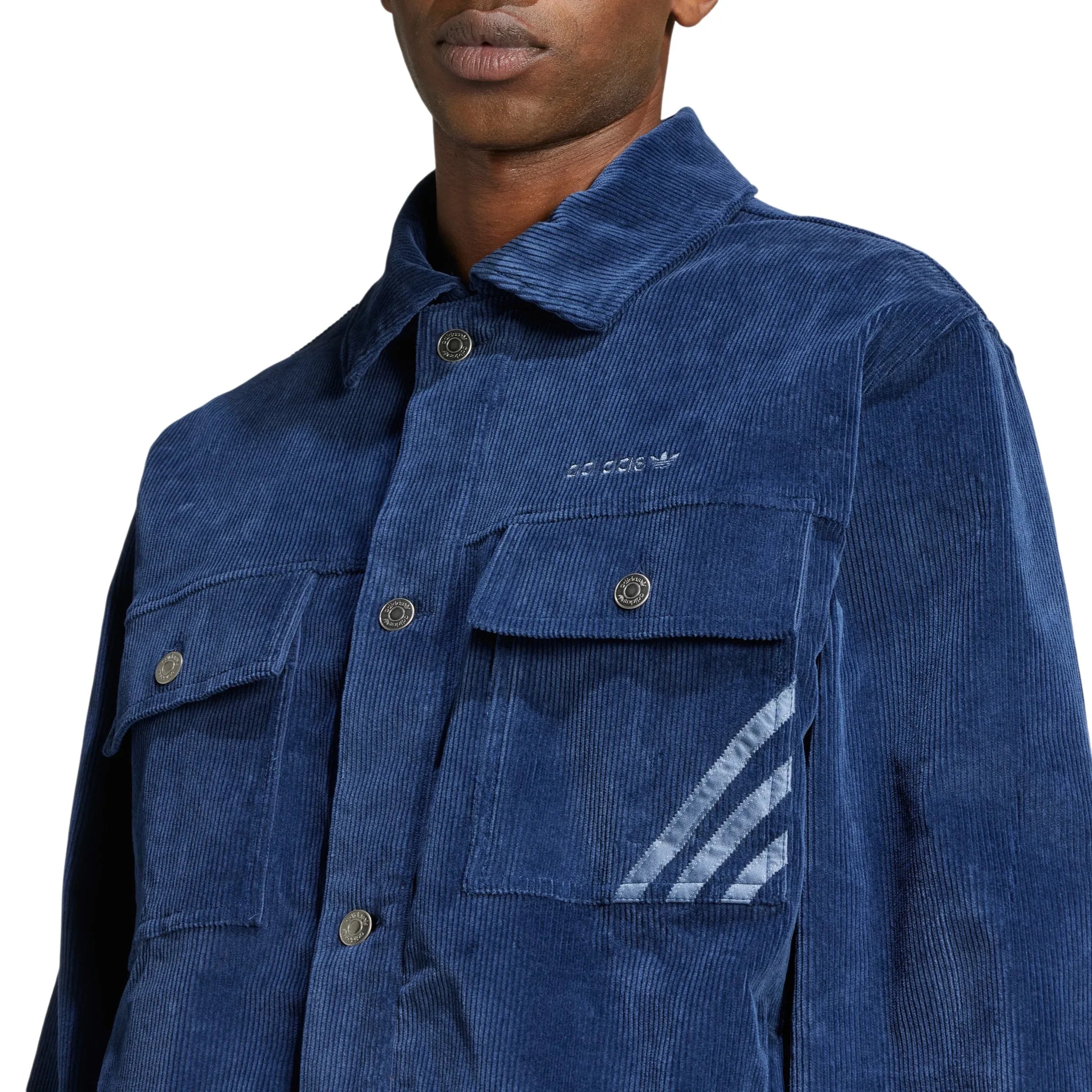 adidas Originals Corduroy Coach Jacket - Night Indigo - ViaductClothing