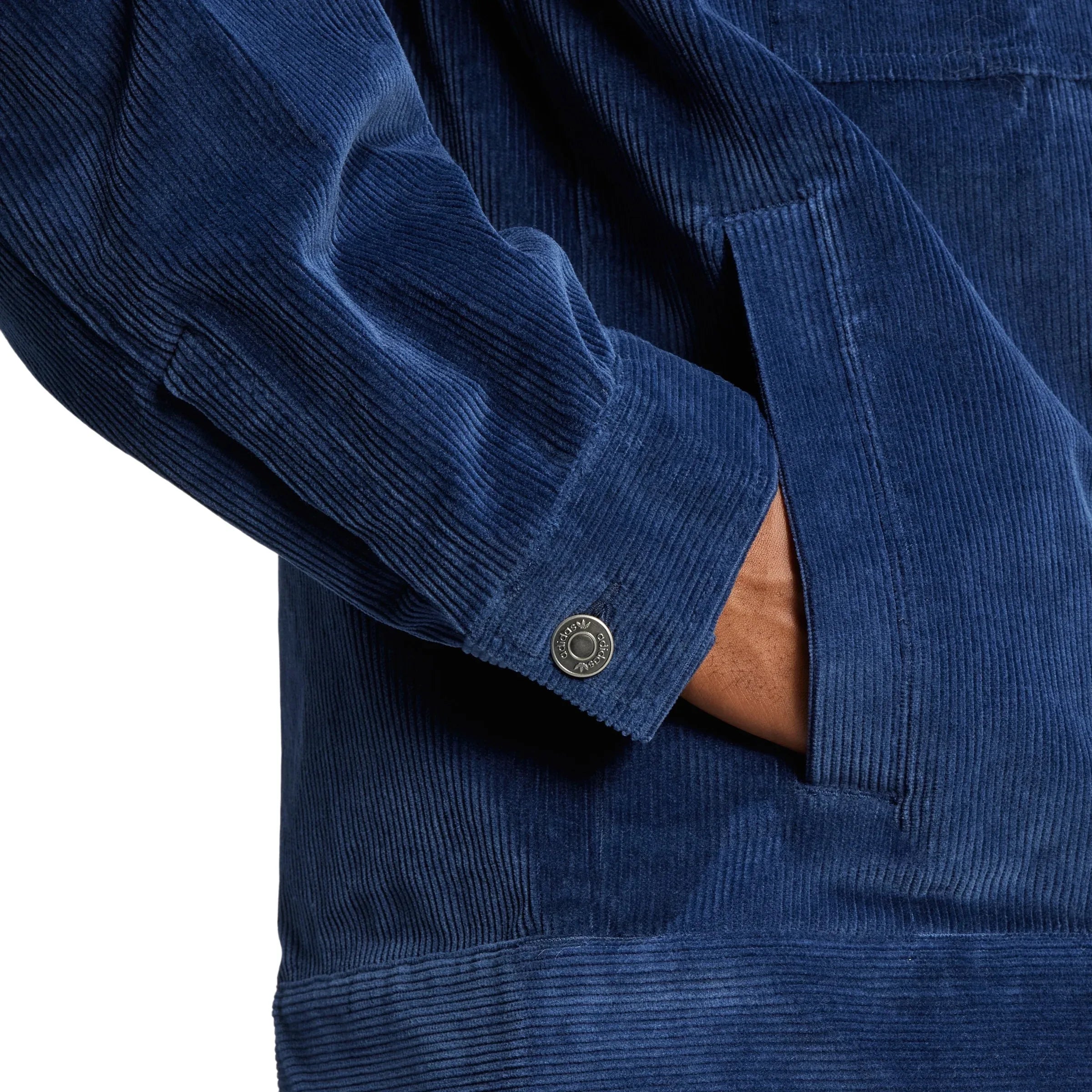 adidas Originals Corduroy Coach Jacket - Night Indigo - ViaductClothing