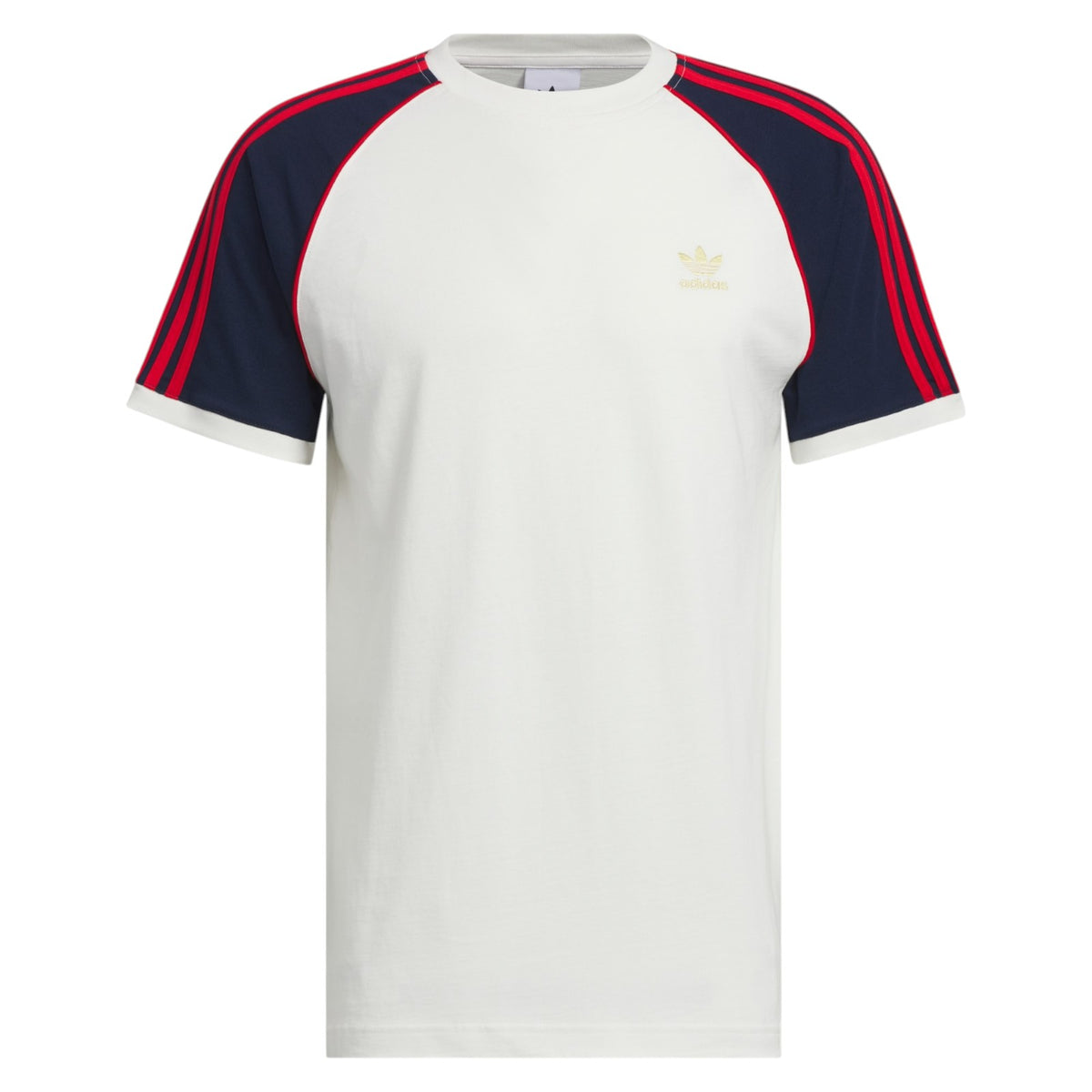 adidas Originals Colourblocked 3-Stripes Tee - White
