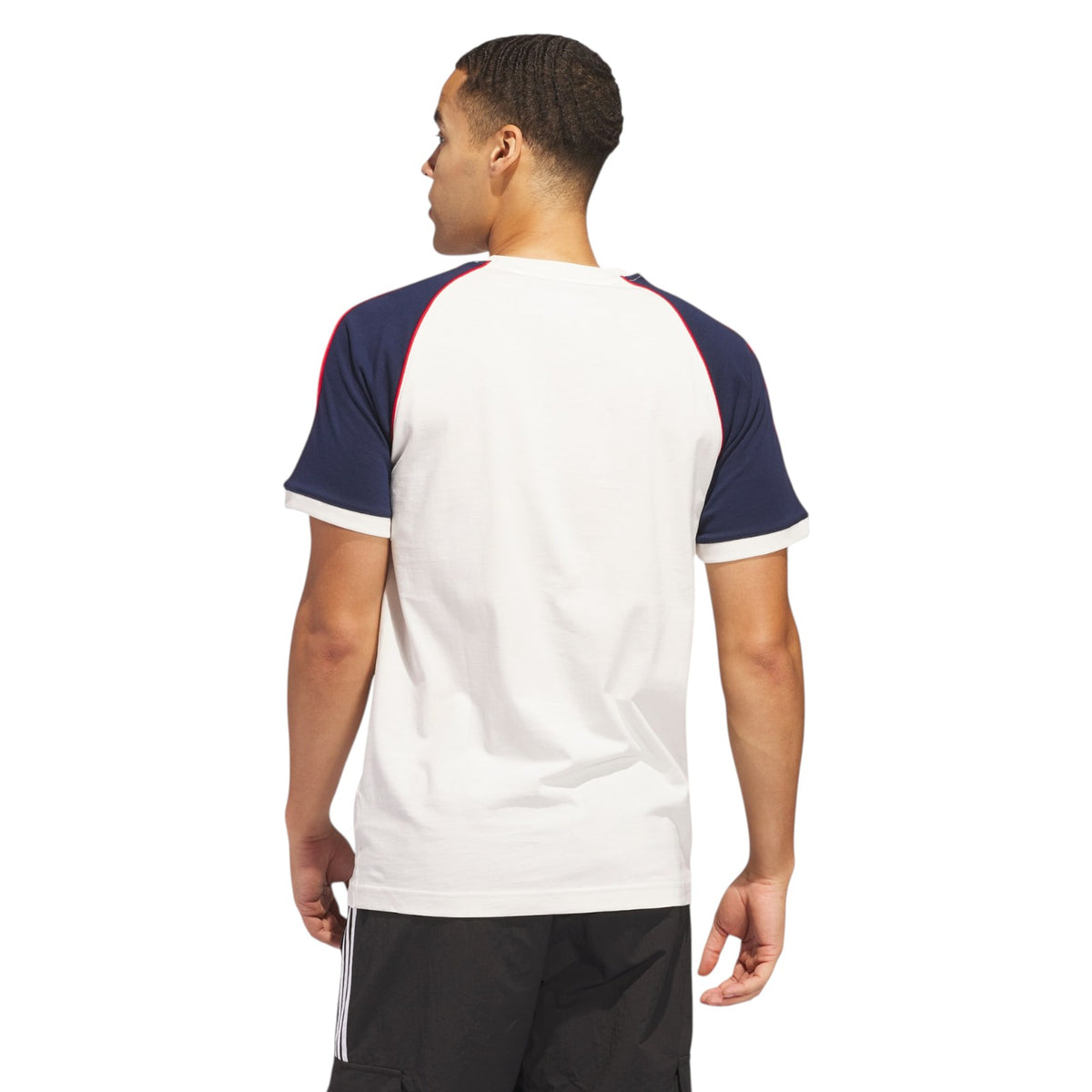 adidas Originals Colourblocked 3-Stripes Tee - White