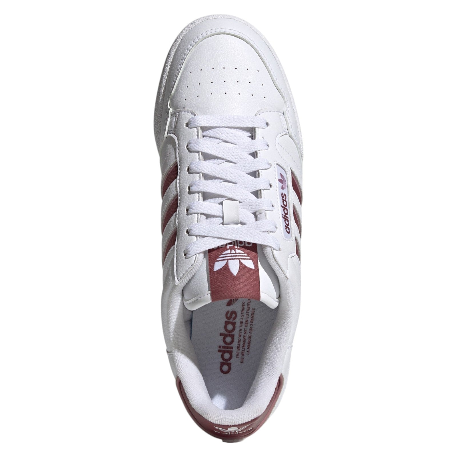 adidas Originals Men's Continental 80 Stripes Shoes - White