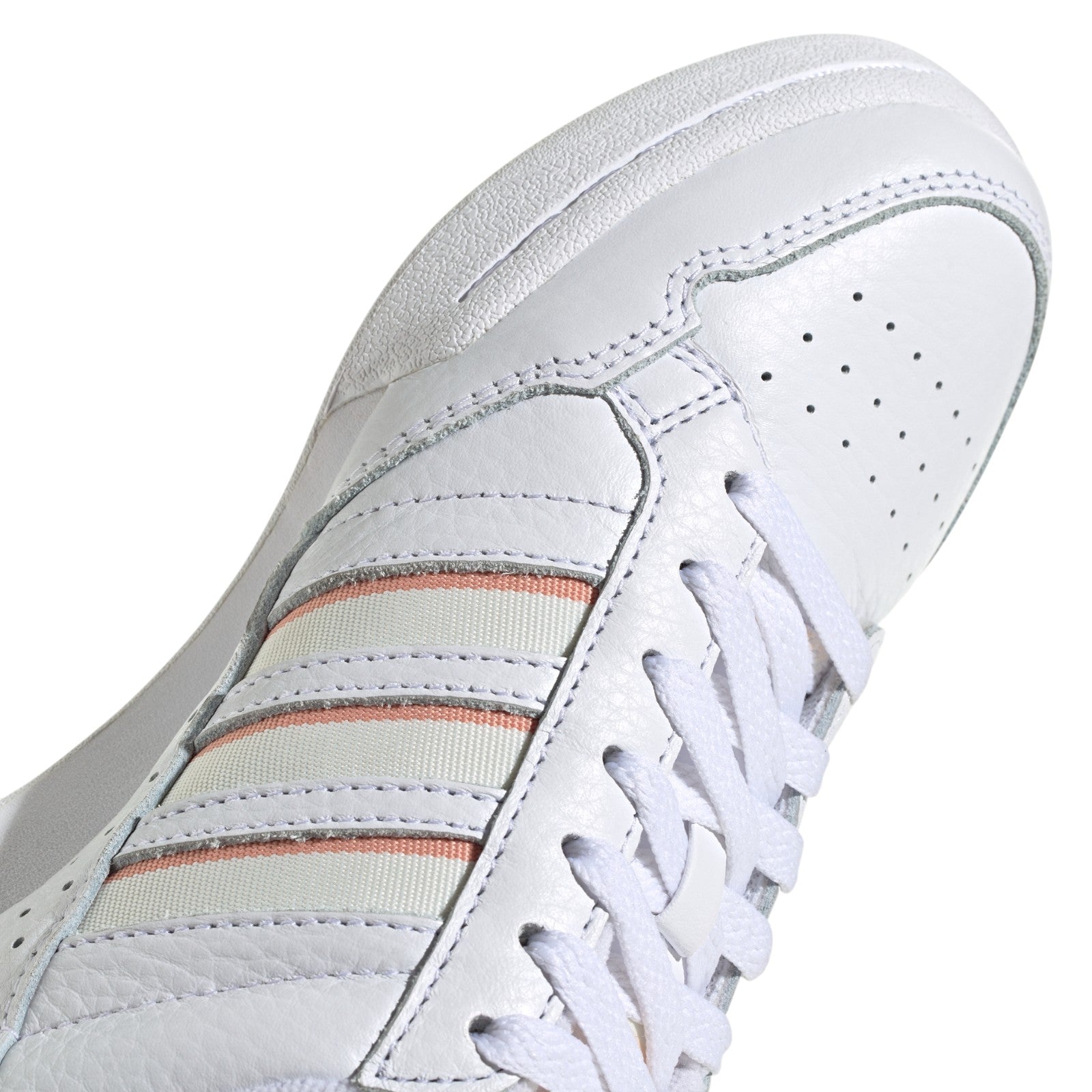 adidas Originals Womens Continental 80 Stripes Shoes - Cloud White / Bliss Orange