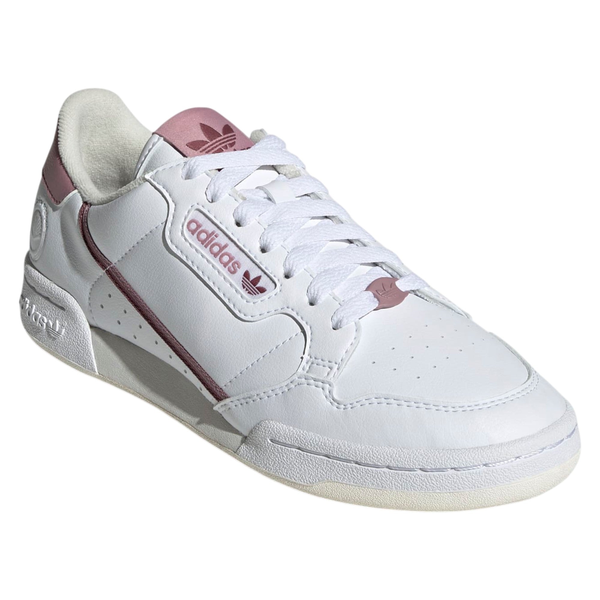 adidas Originals Women's Continental 80 Vegan Shoes - White / Mauve
