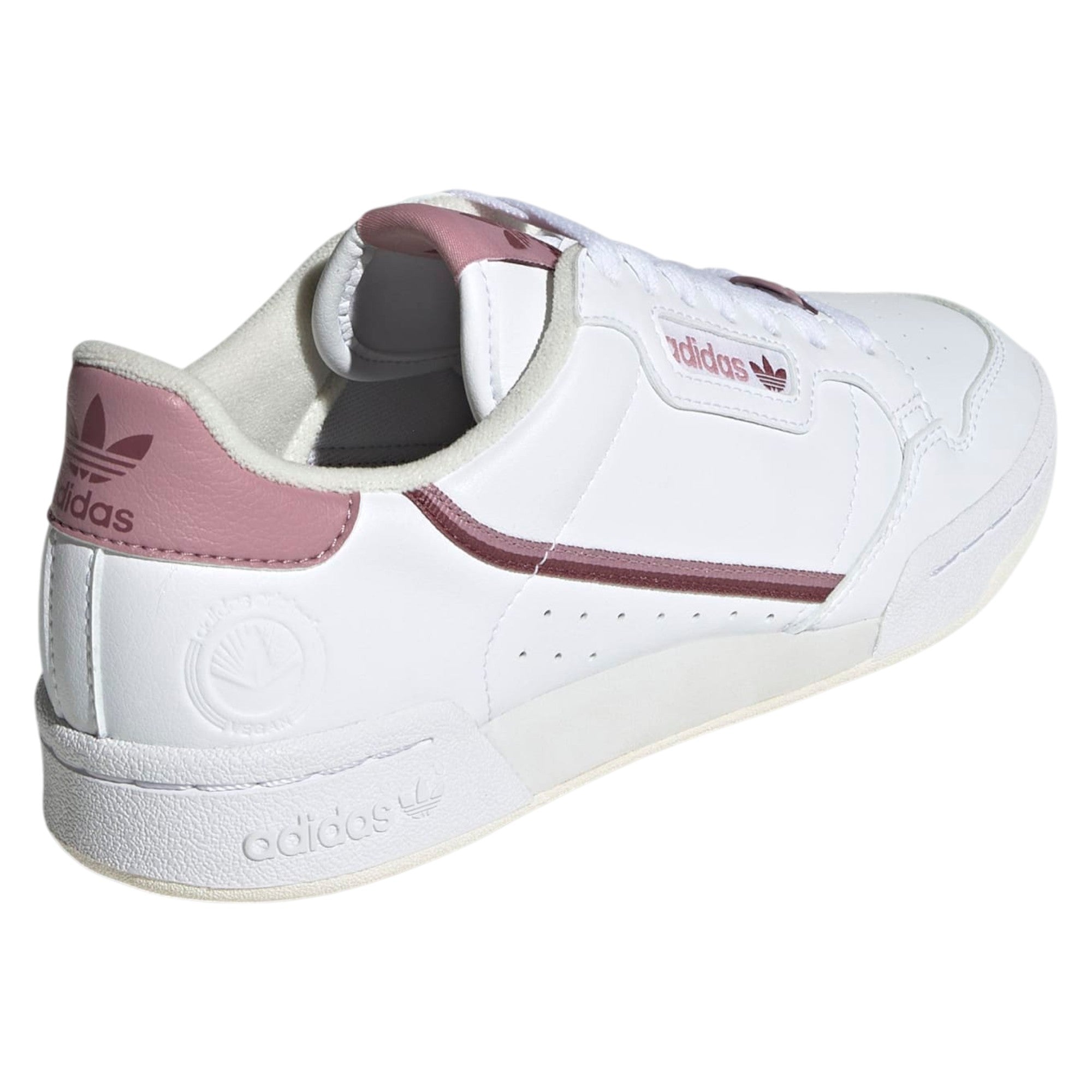 adidas Originals Women's Continental 80 Vegan Shoes - White / Mauve