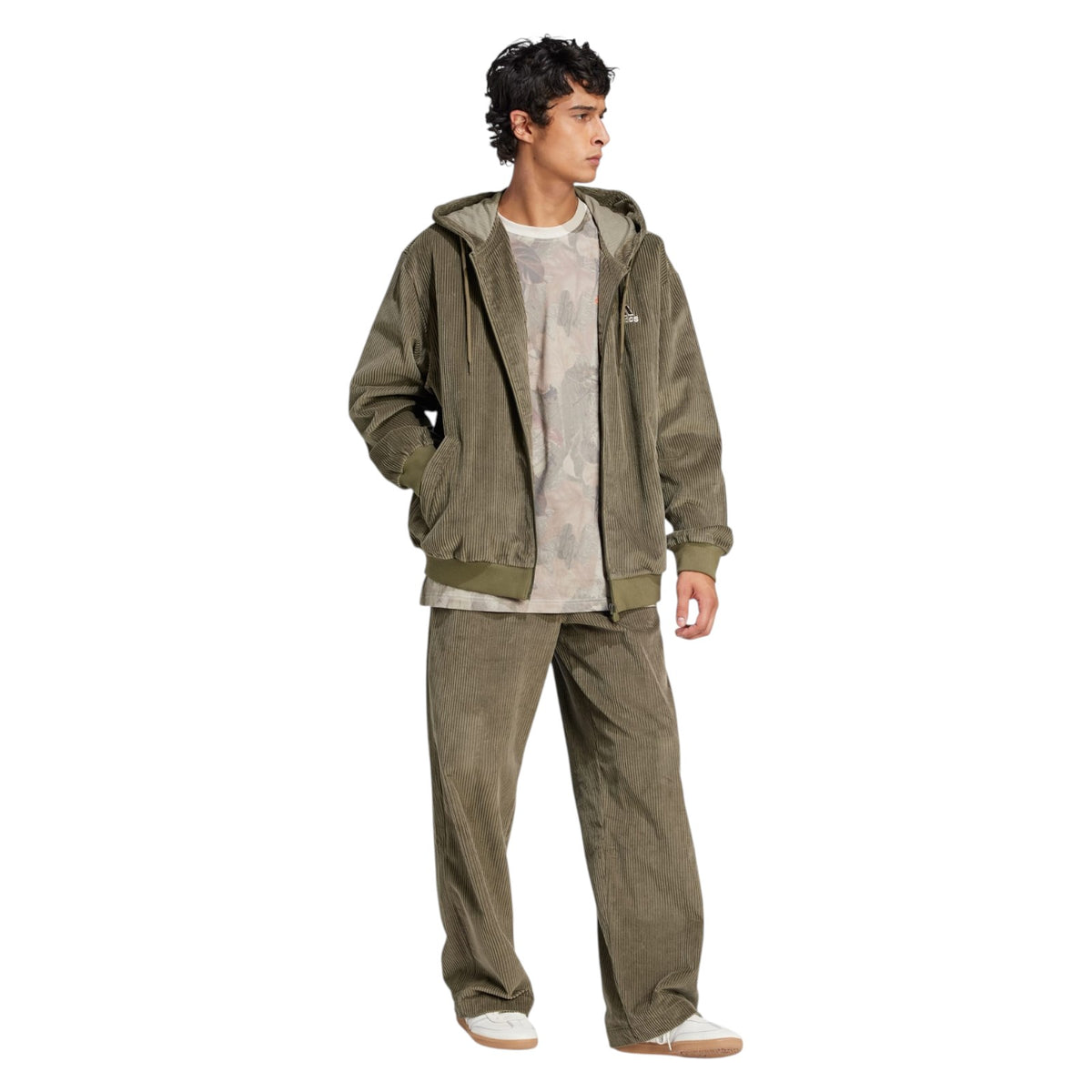 adidas Originals Retro Cord Fabric Trousers - Green