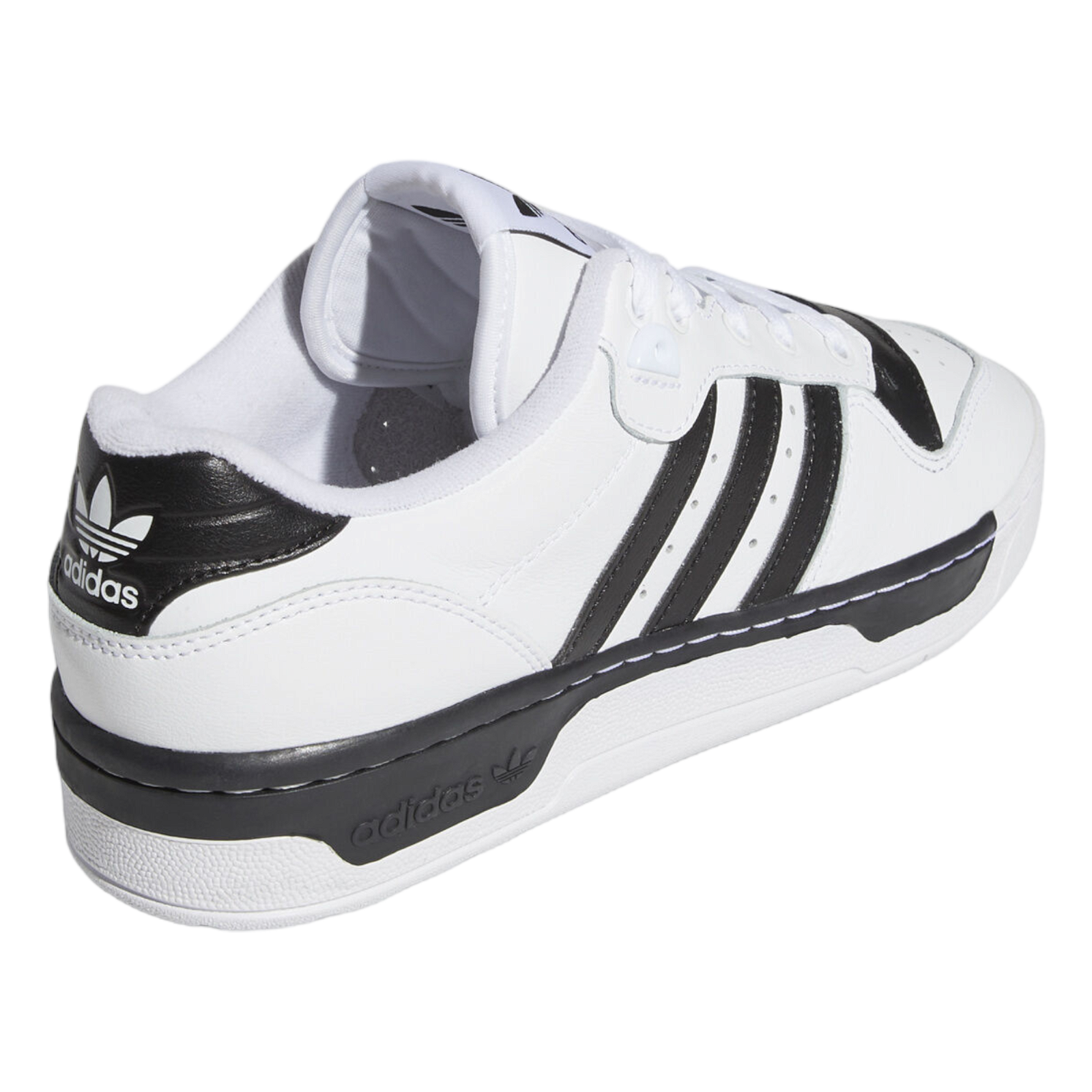 adidas Originals Unisex Rivalry Low Trainers - Cloud White / Core Black - ViaductClothing -  -  