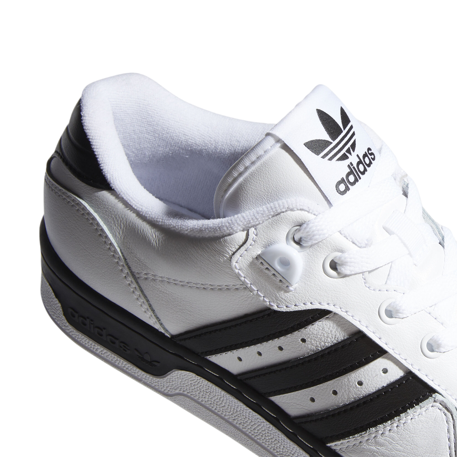 adidas Originals Unisex Rivalry Low Trainers - Cloud White / Core Black - ViaductClothing -  -  