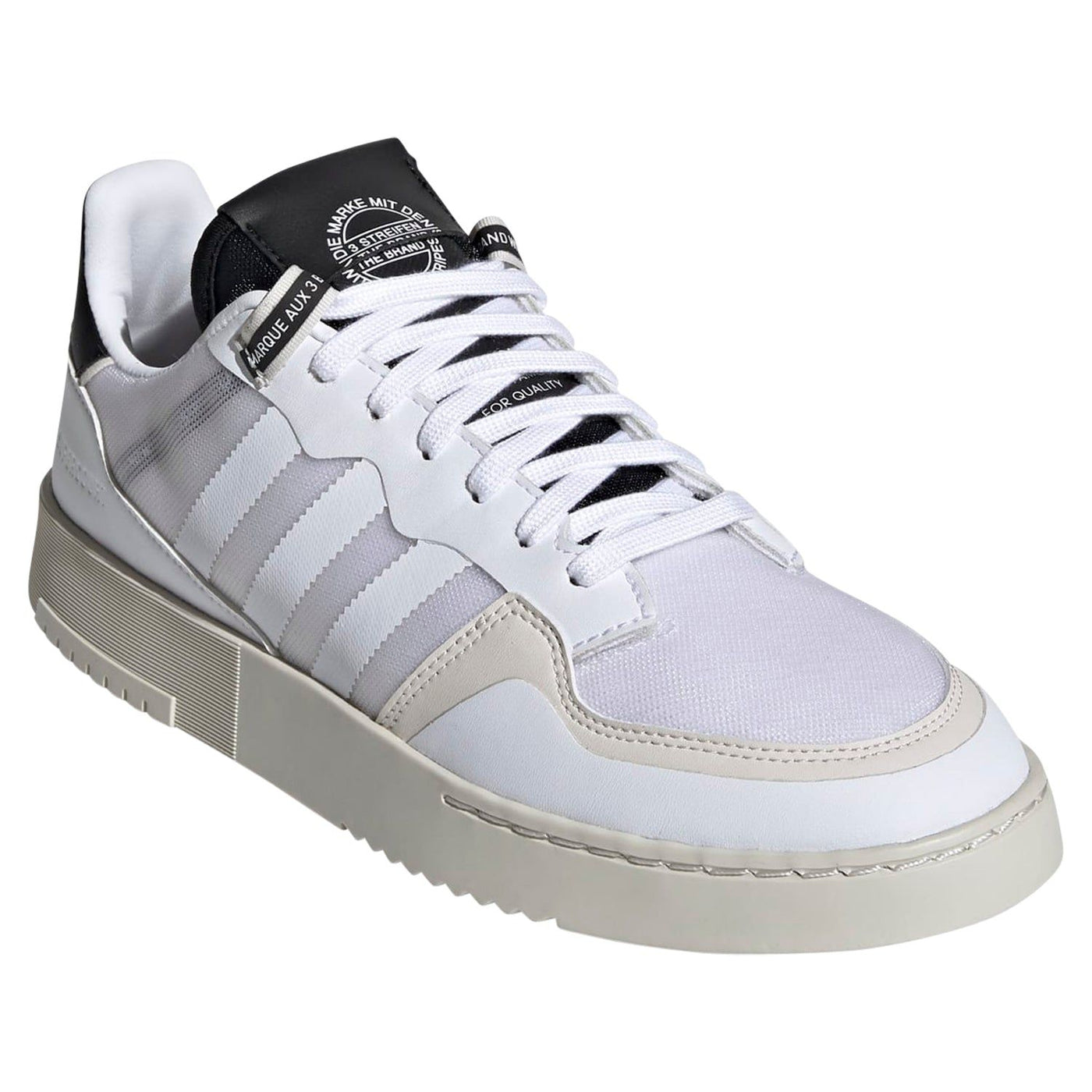 adidas Originals Unisex Supercourt Shoes Cloud White FY6653 ViaductClothing