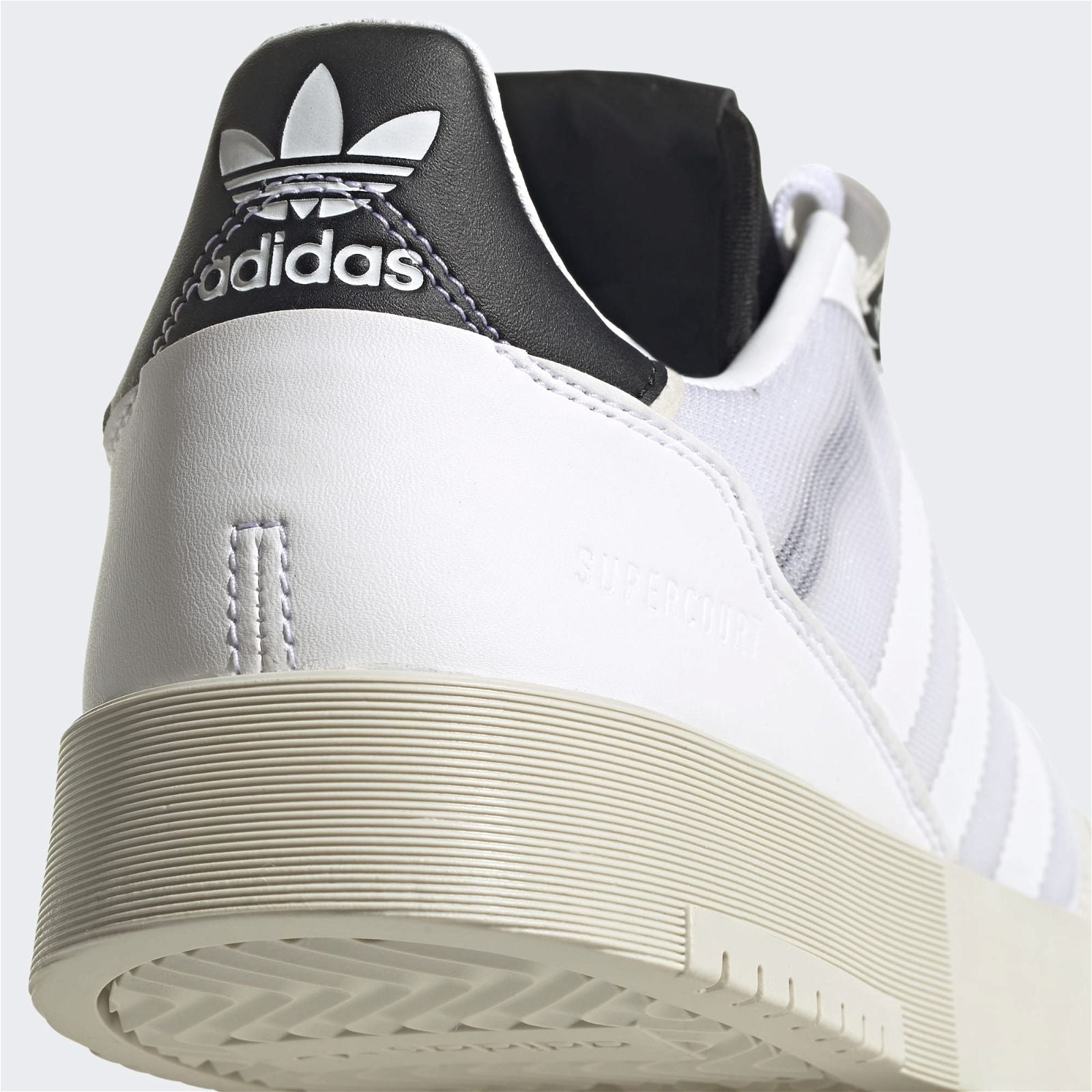 adidas Originals Unisex Supercourt Shoes - Cloud White / Core Black - ViaductClothing -  -  