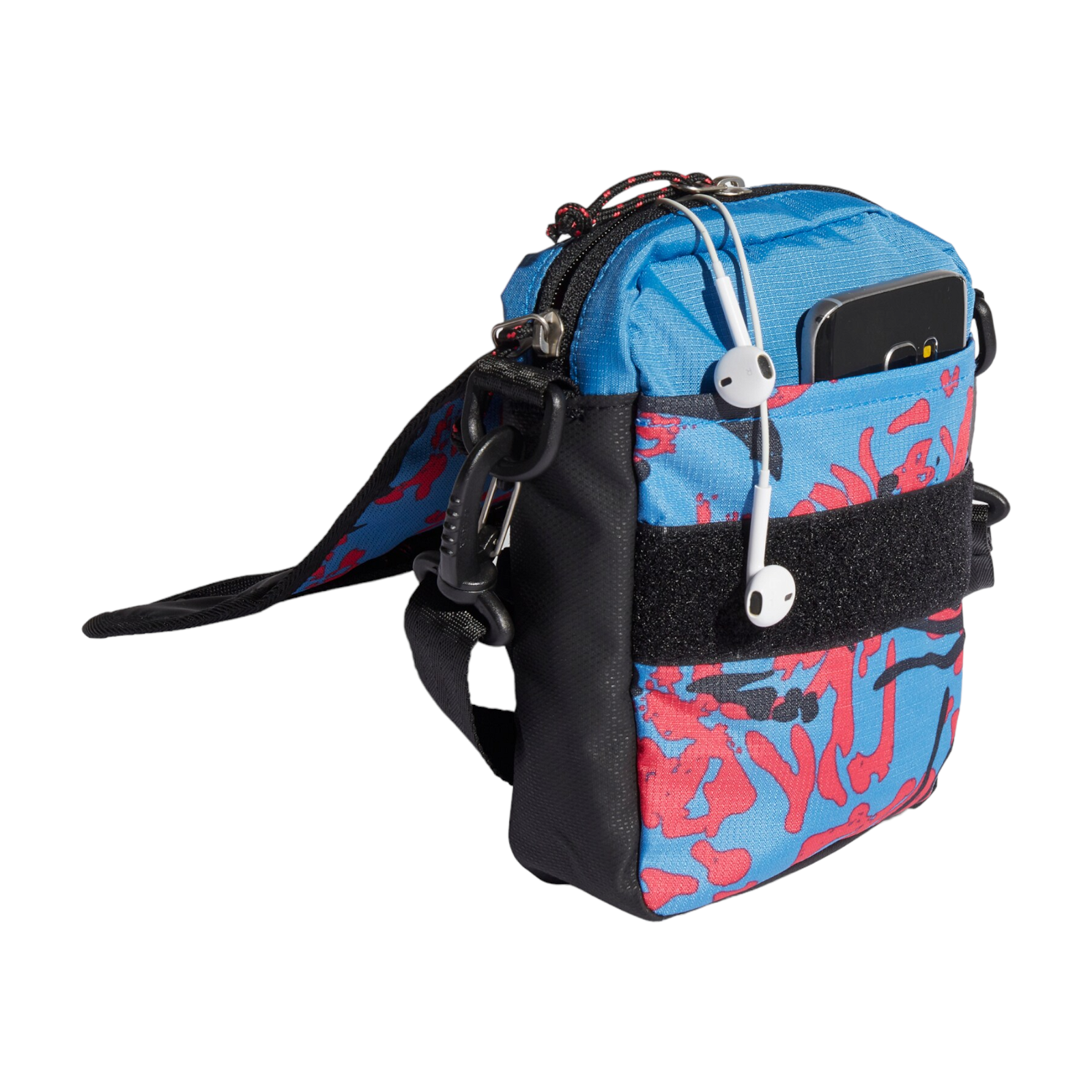 adidas Originals Adventure Flap Bag Small - Focus Blue / Core Pink - ViaductClothing -  -  