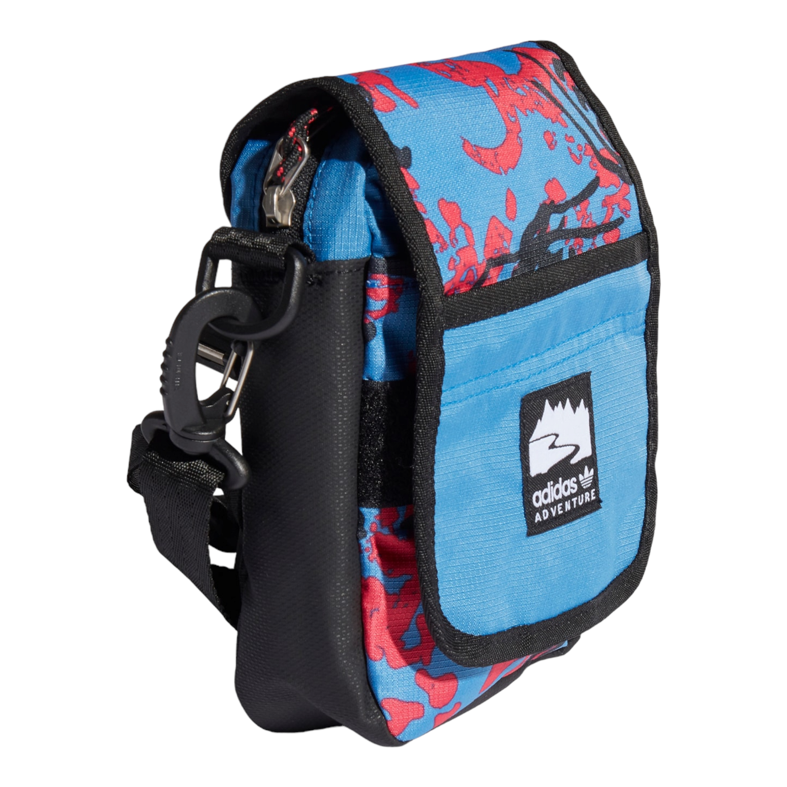 adidas Originals Adventure Flap Bag Small - Focus Blue / Core Pink - ViaductClothing -  -  