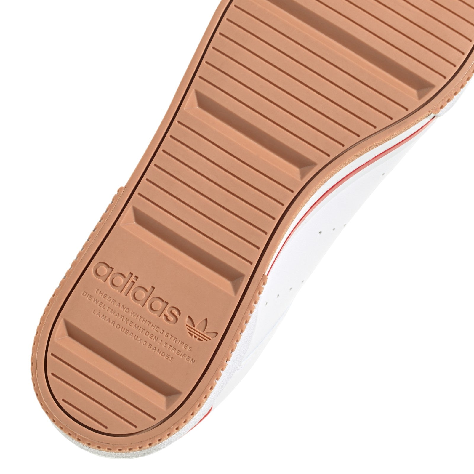 adidas Originals Court Tourino Shoes - Cloud White / Vivid Red